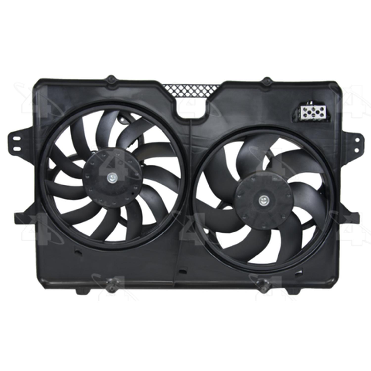 Four Seasons 76229 - Engine Cooling Fan Assembly Four Seasons 76229 Dual Radiator and Condenser Fan Assembly product image 2 of 5