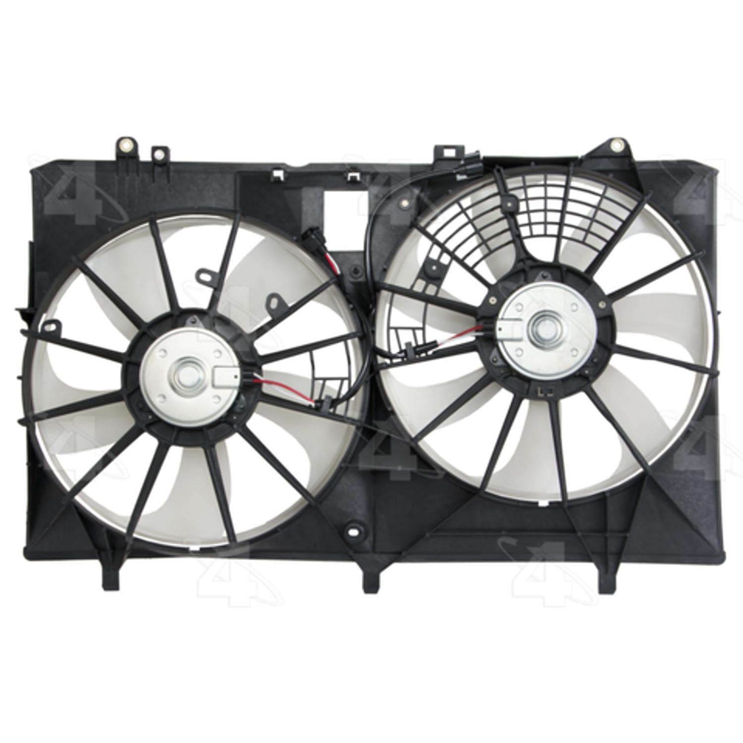 Four Seasons 76242 - Engine Cooling Fan Assembly Four Seasons 76242 Dual Radiator and Condenser Fan Assembly product image 1 of 5