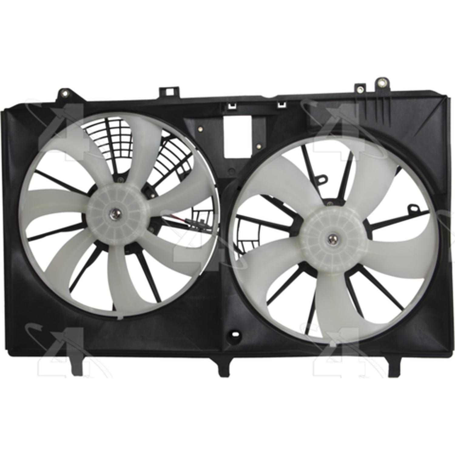 Four Seasons 76242 - Engine Cooling Fan Assembly Four Seasons 76242 Dual Radiator and Condenser Fan Assembly product image 2 of 5
