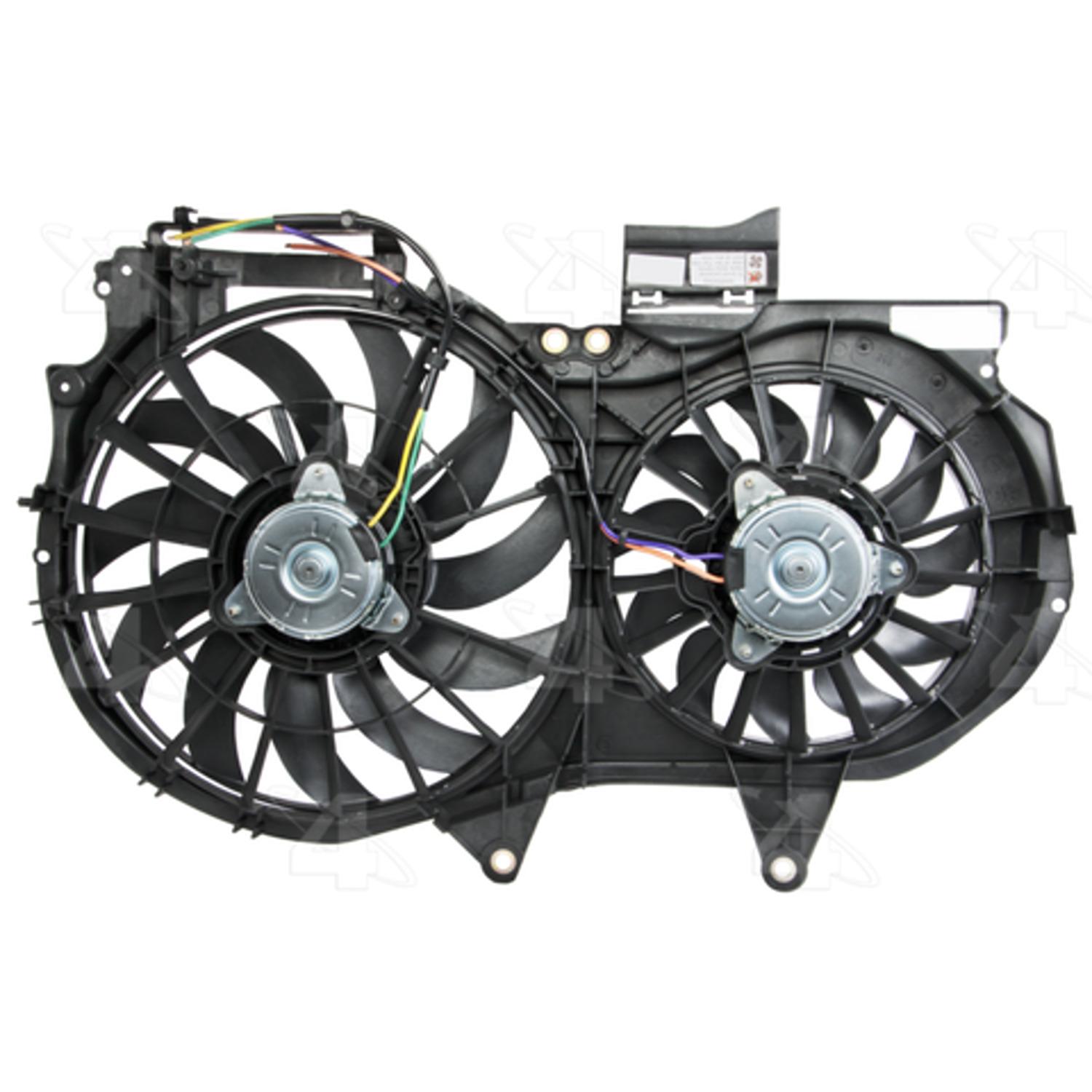 Four Seasons 76248 - Engine Cooling Fan Assembly Four Seasons 76248 Dual Radiator and Condenser Fan Assembly product image 1 of 5