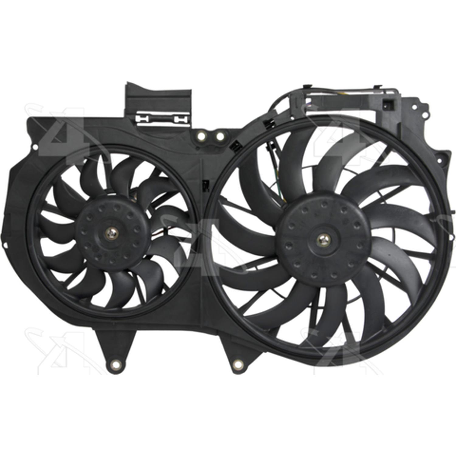 Four Seasons 76248 - Engine Cooling Fan Assembly Four Seasons 76248 Dual Radiator and Condenser Fan Assembly product image 2 of 5