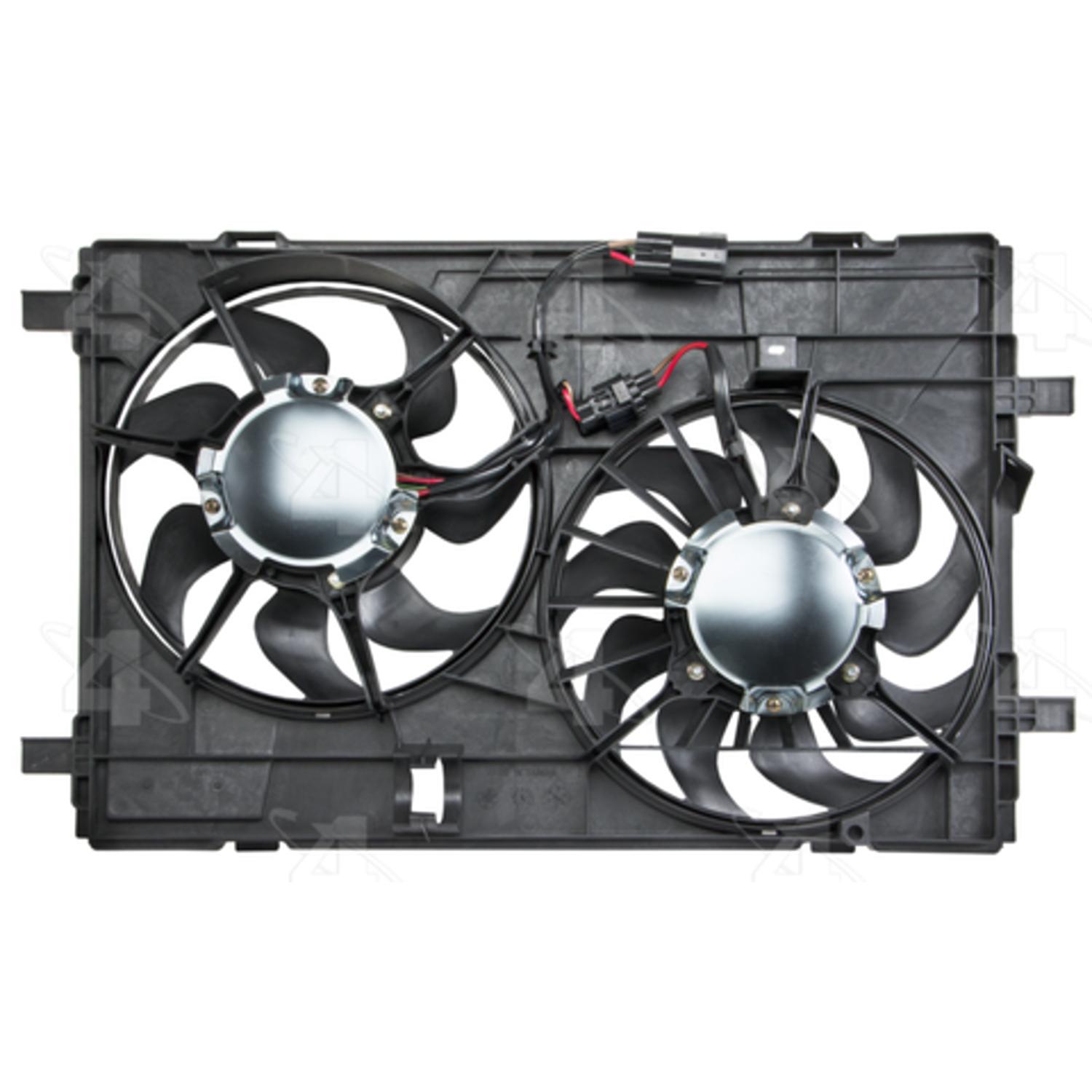 Four Seasons 76249 - Engine Cooling Fan Assembly Four Seasons 76249 Dual Radiator and Condenser Fan Assembly product image 1 of 4