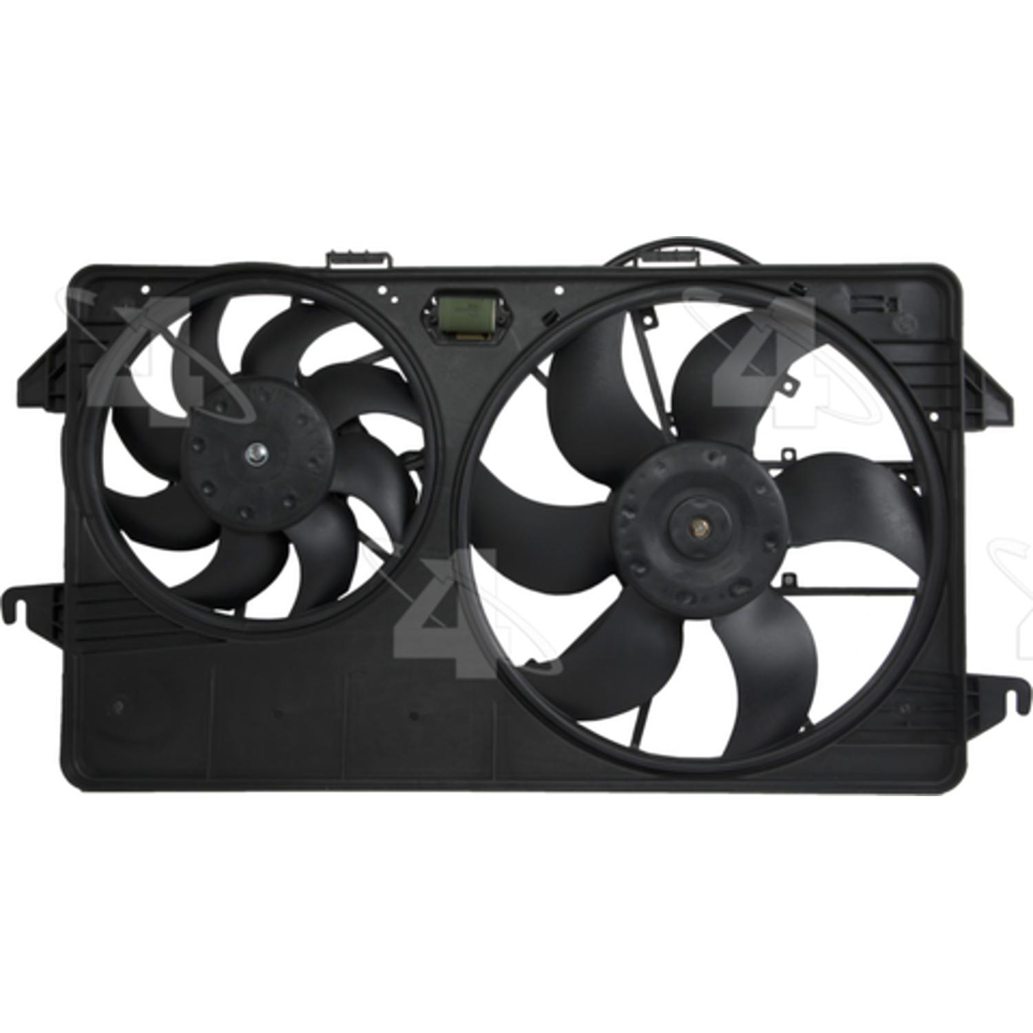 Four Seasons 76256 - Engine Cooling Fan Assembly Four Seasons 76256 Dual Radiator and Condenser Fan Assembly product image 2 of 6