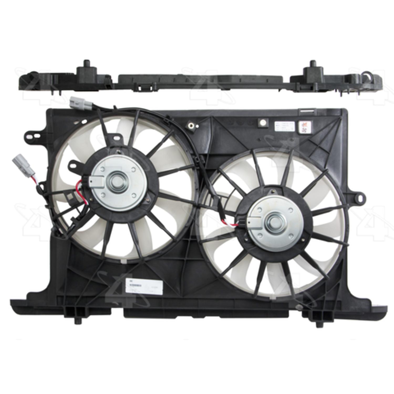 Four Seasons 76262 - Engine Cooling Fan Assembly Four Seasons 76262 Dual Radiator and Condenser Fan Assembly product image 1 of 6