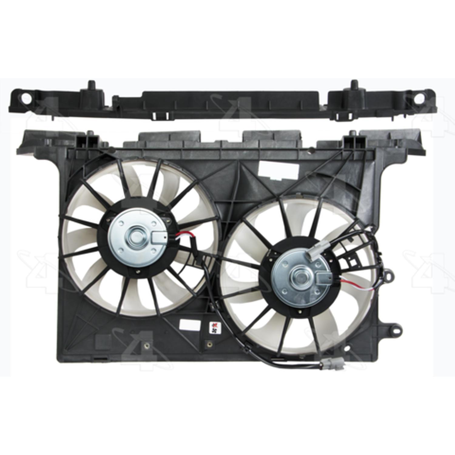 Four Seasons 76269 - Engine Cooling Fan Assembly Four Seasons 76269 Dual Radiator and Condenser Fan Assembly product image 1 of 6
