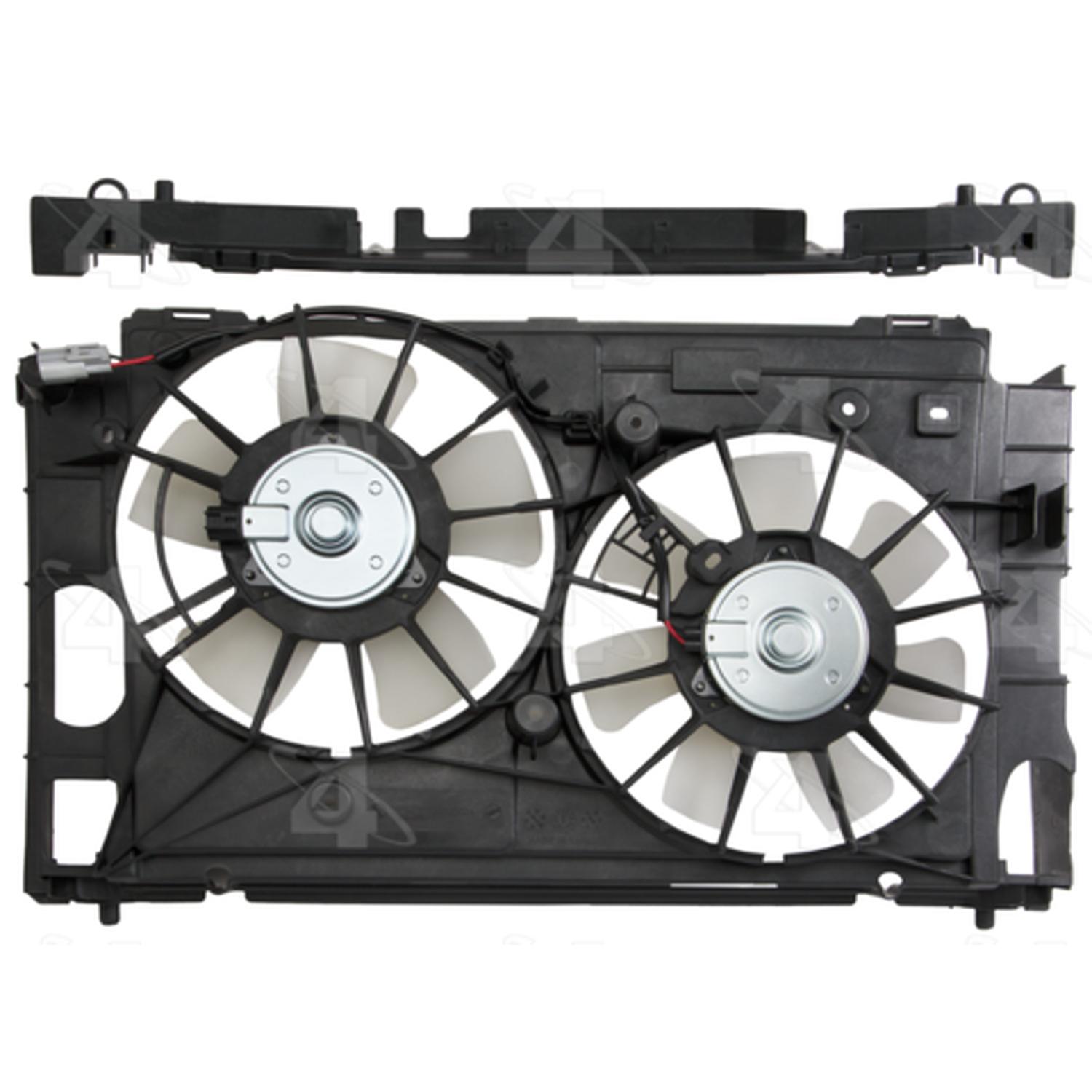 Four Seasons 76270 - Engine Cooling Fan Assembly Four Seasons 76270 Dual Radiator and Condenser Fan Assembly product image 1 of 7