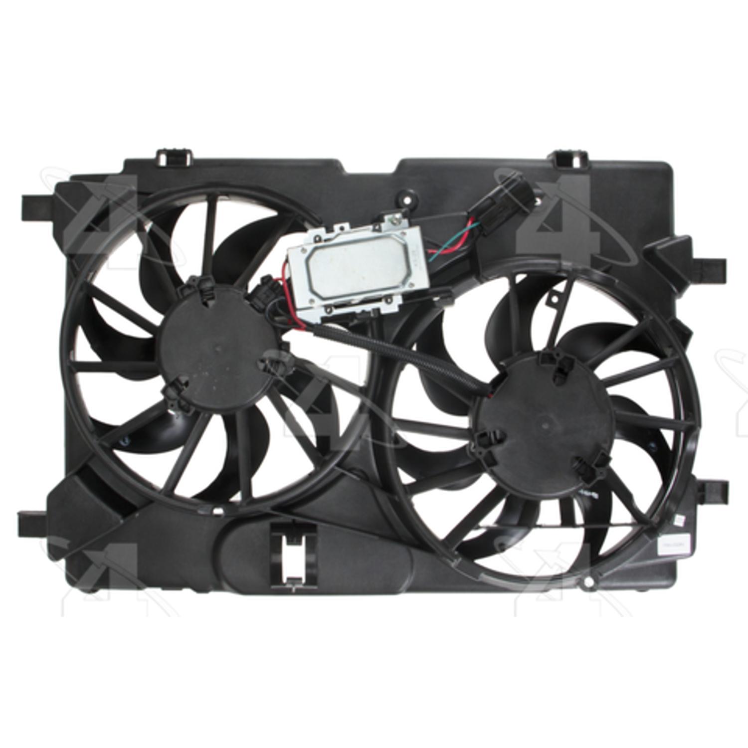 Four Seasons 76286 - Engine Cooling Fan Assembly Four Seasons 76286 Dual Radiator and Condenser Fan Assembly product image 1 of 3
