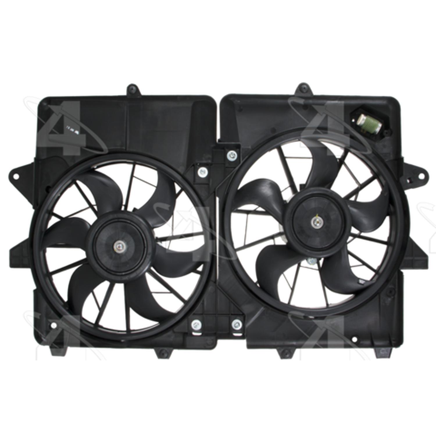Four Seasons 76290 - Engine Cooling Fan Assembly Four Seasons 76290 Dual Radiator and Condenser Fan Assembly product image 2 of 3