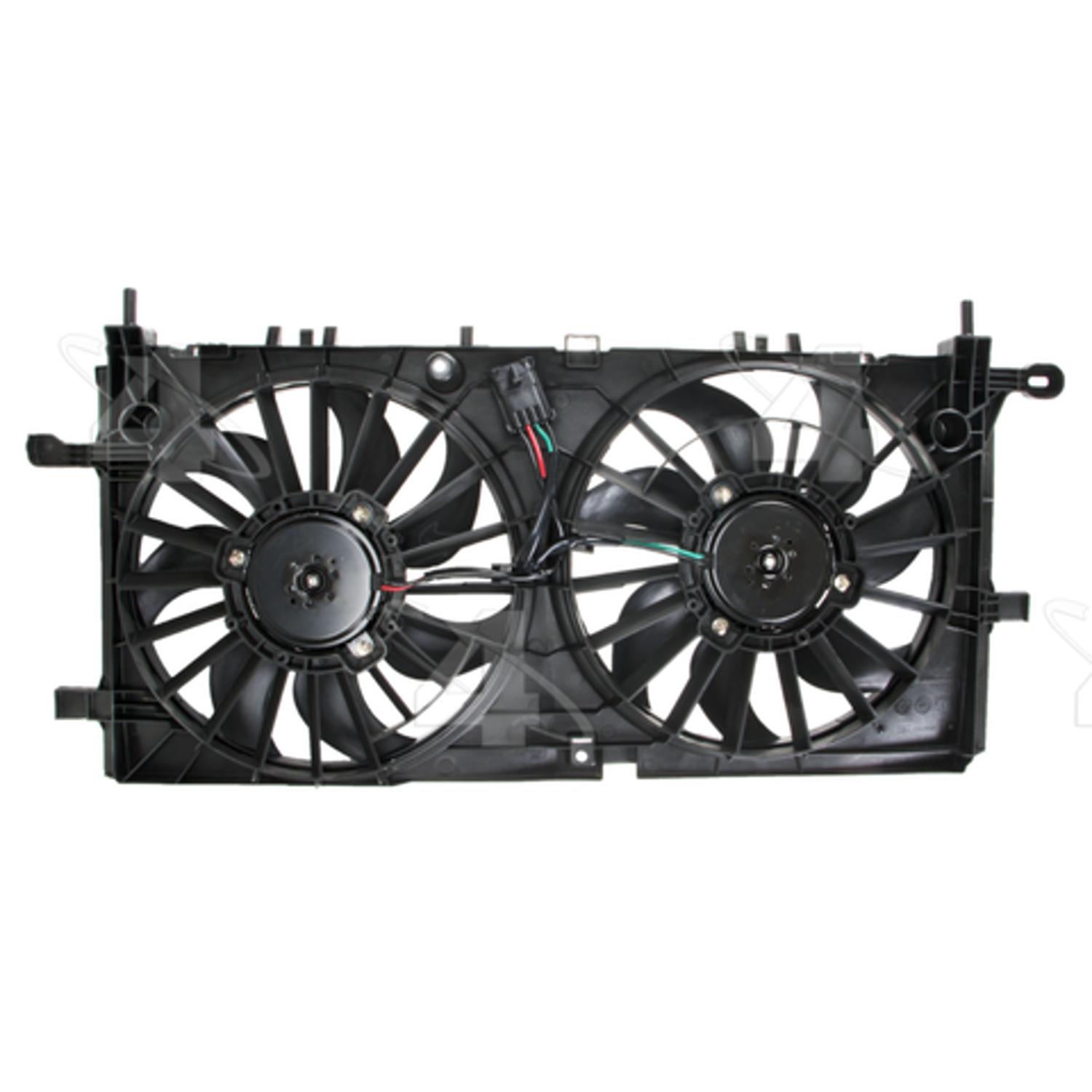 Four Seasons 76298 - Engine Cooling Fan Assembly Four Seasons 76298 Dual Radiator and Condenser Fan Assembly product image 1 of 3