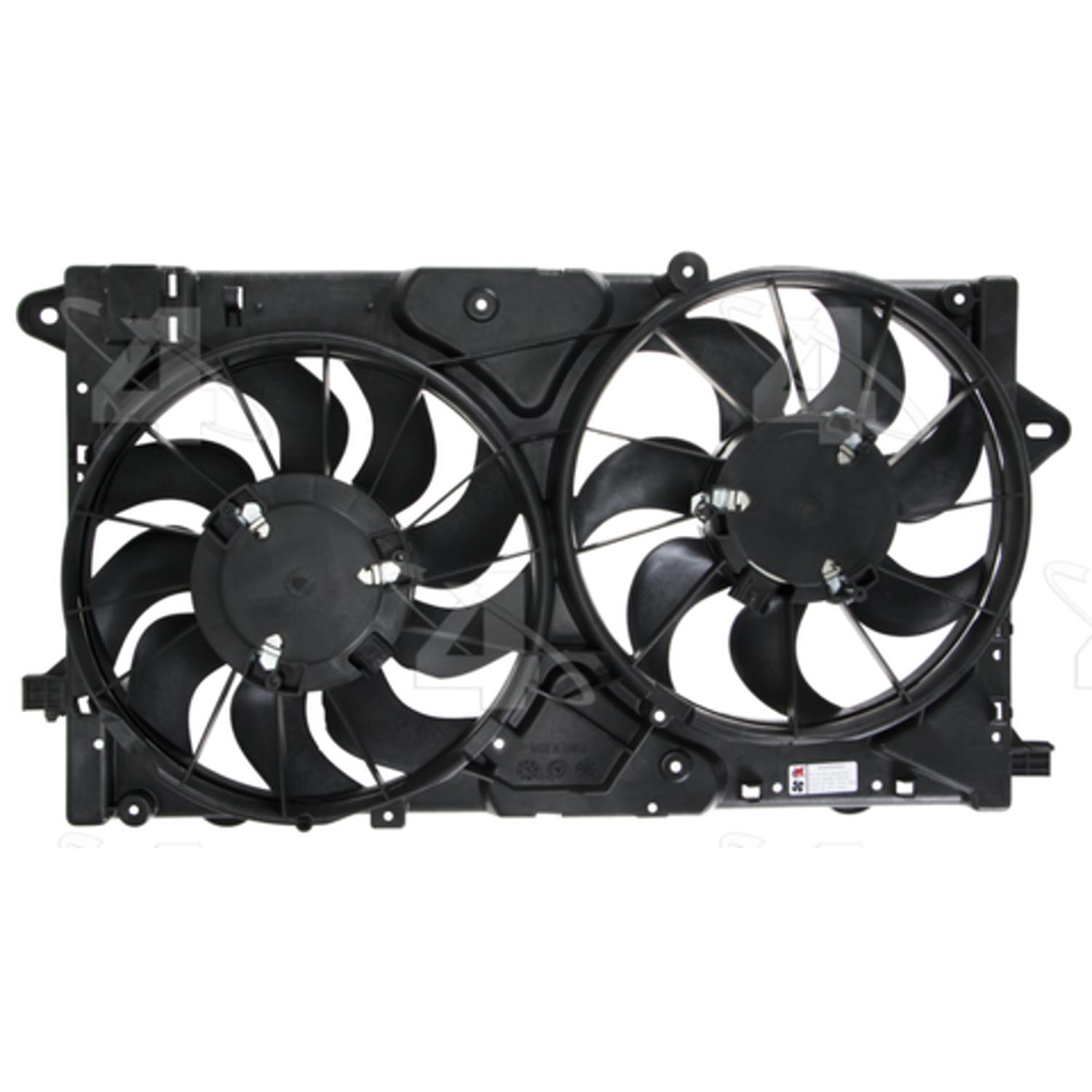 Four Seasons 76300 - Engine Cooling Fan Assembly Four Seasons 76300 Dual Radiator and Condenser Fan Assembly product image 1 of 5