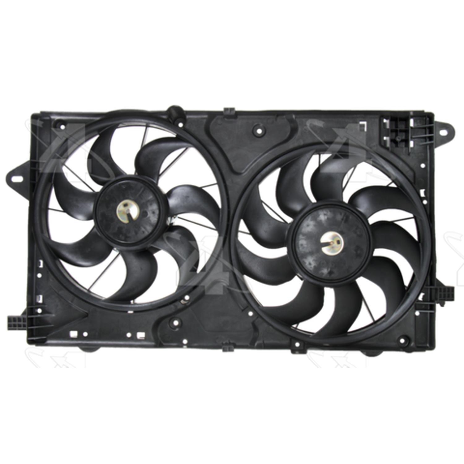 Four Seasons 76300 - Engine Cooling Fan Assembly Four Seasons 76300 Dual Radiator and Condenser Fan Assembly product image 2 of 5