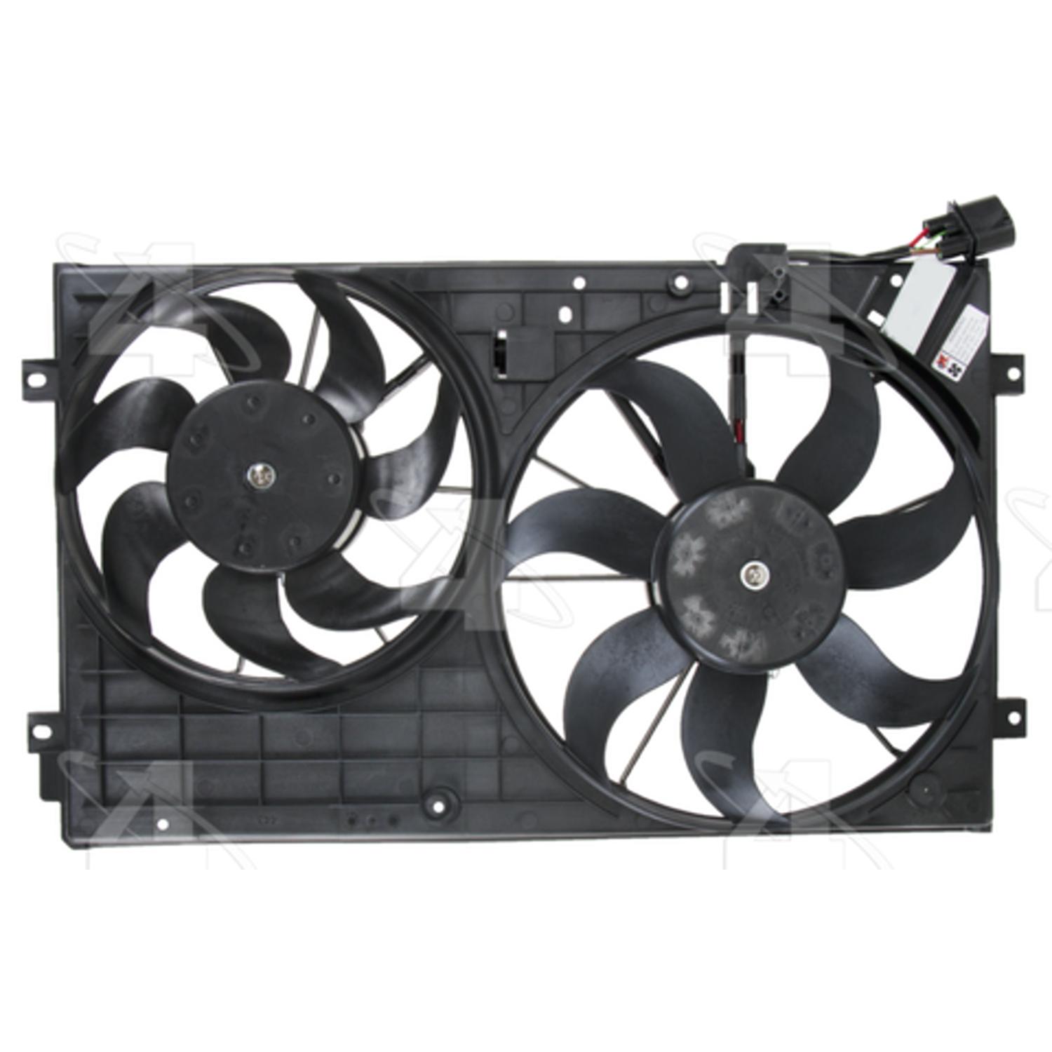 Four Seasons 76305 - Engine Cooling Fan Assembly Four Seasons 76305 Dual Radiator and Condenser Fan Assembly product image 1 of 3