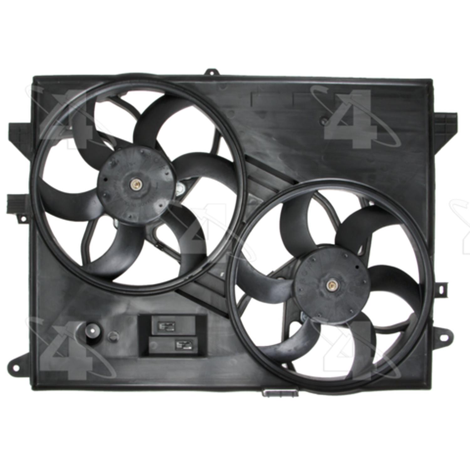 Four Seasons 76306 - Engine Cooling Fan Assembly Four Seasons 76306 Dual Radiator and Condenser Fan Assembly product image 1 of 3