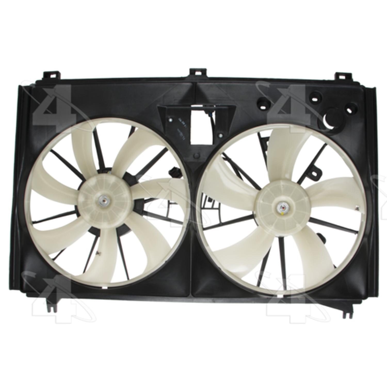 Four Seasons 76324 - Engine Cooling Fan Assembly Four Seasons 76324 Dual Radiator and Condenser Fan Assembly product image 1 of 3