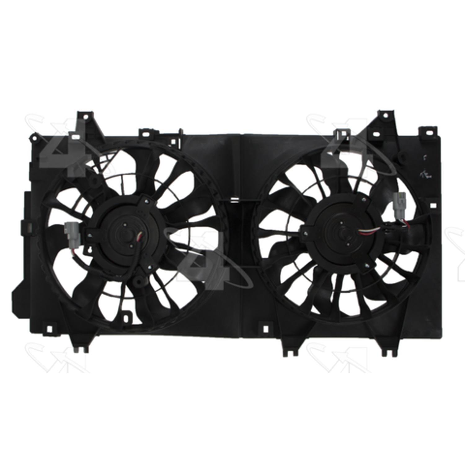 Four Seasons 76337 - Engine Cooling Fan Assembly Four Seasons 76337 Dual Radiator and Condenser Fan Assembly product image 2 of 4