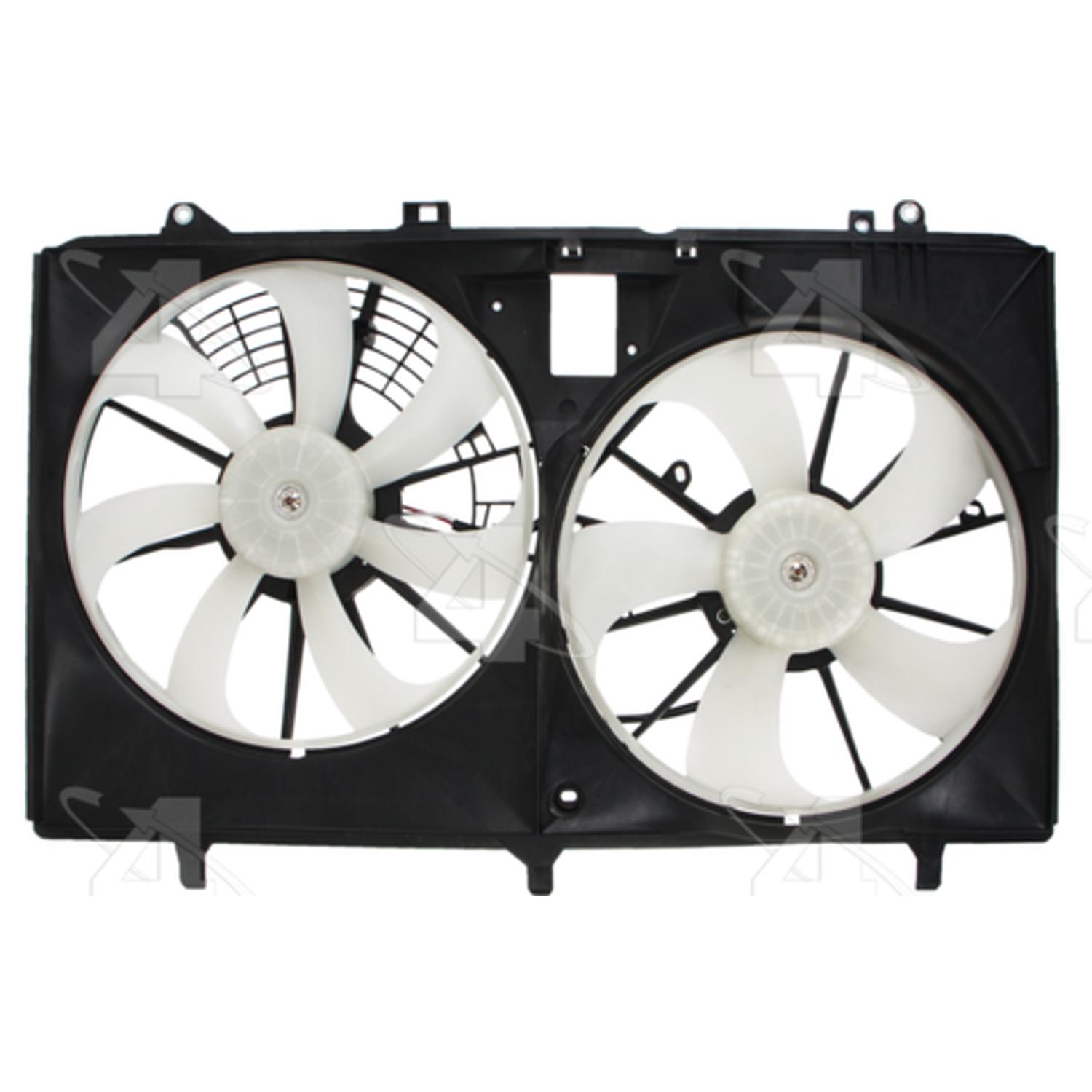 Four Seasons 76338 - Engine Cooling Fan Assembly Four Seasons 76338 Dual Radiator and Condenser Fan Assembly product image 1 of 4