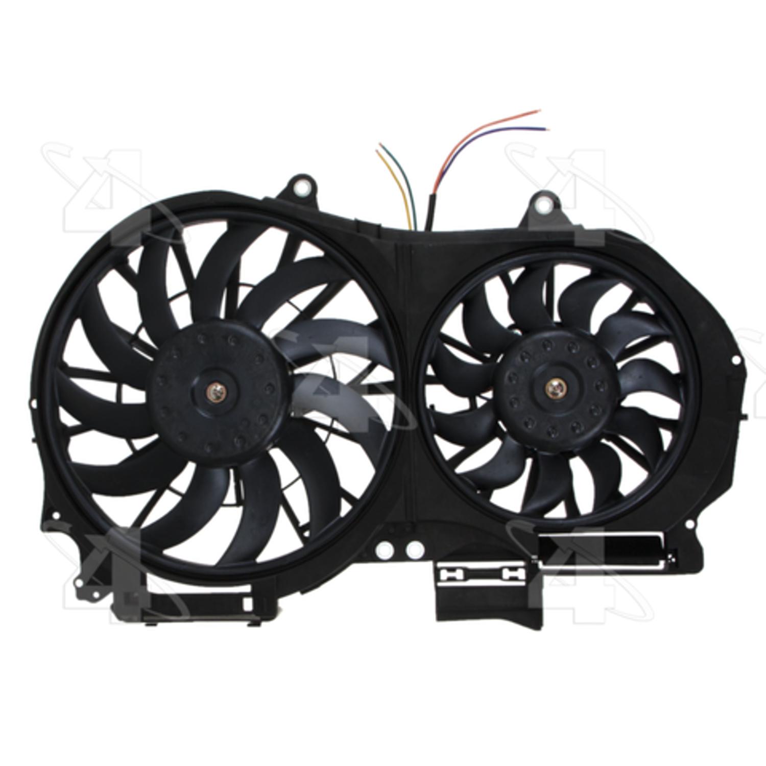Four Seasons 76344 - Engine Cooling Fan Assembly Four Seasons 76344 Dual Radiator and Condenser Fan Assembly product image 1 of 4