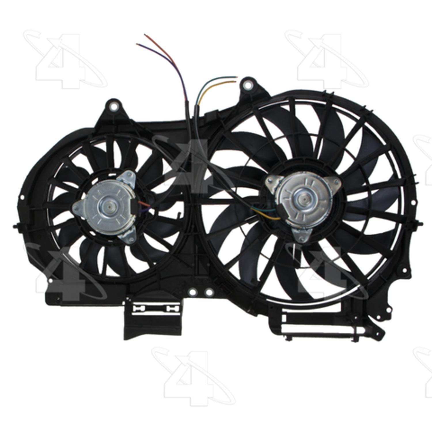 Four Seasons 76344 - Engine Cooling Fan Assembly Four Seasons 76344 Dual Radiator and Condenser Fan Assembly product image 2 of 4