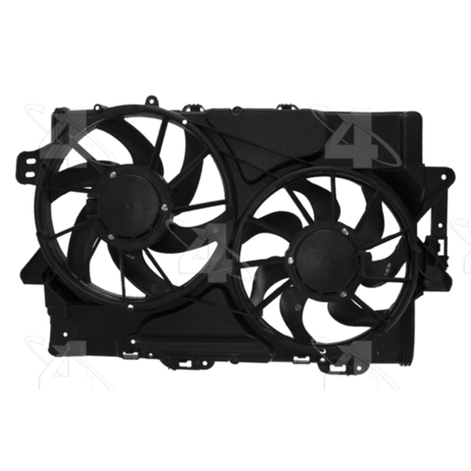 Four Seasons 76357 - Engine Cooling Fan Assembly Four Seasons 76357 Dual Radiator and Condenser Fan Assembly product image 2 of 4