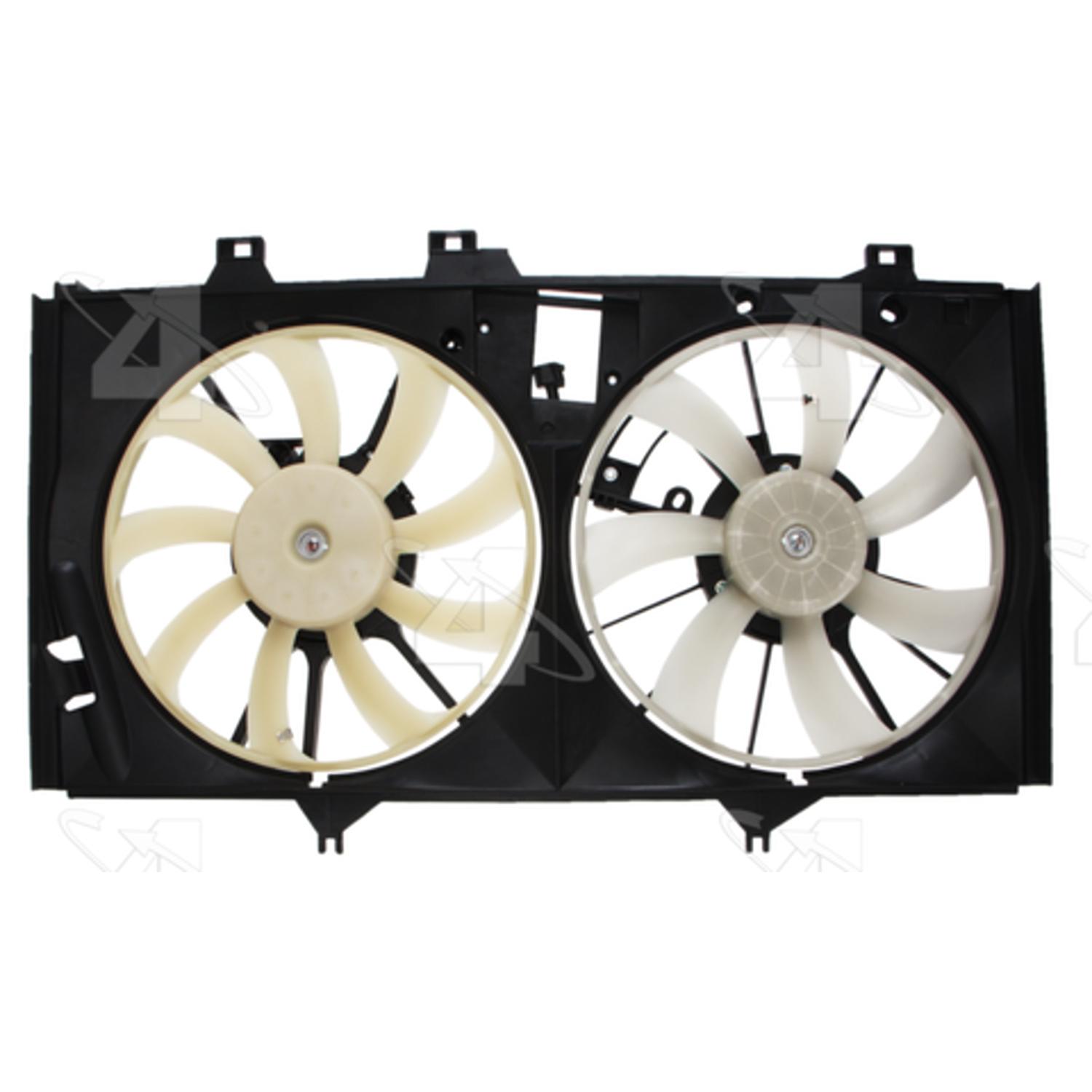 Four Seasons 76360 - Engine Cooling Fan Assembly Four Seasons 76360 Dual Radiator and Condenser Fan Assembly product image 1 of 4