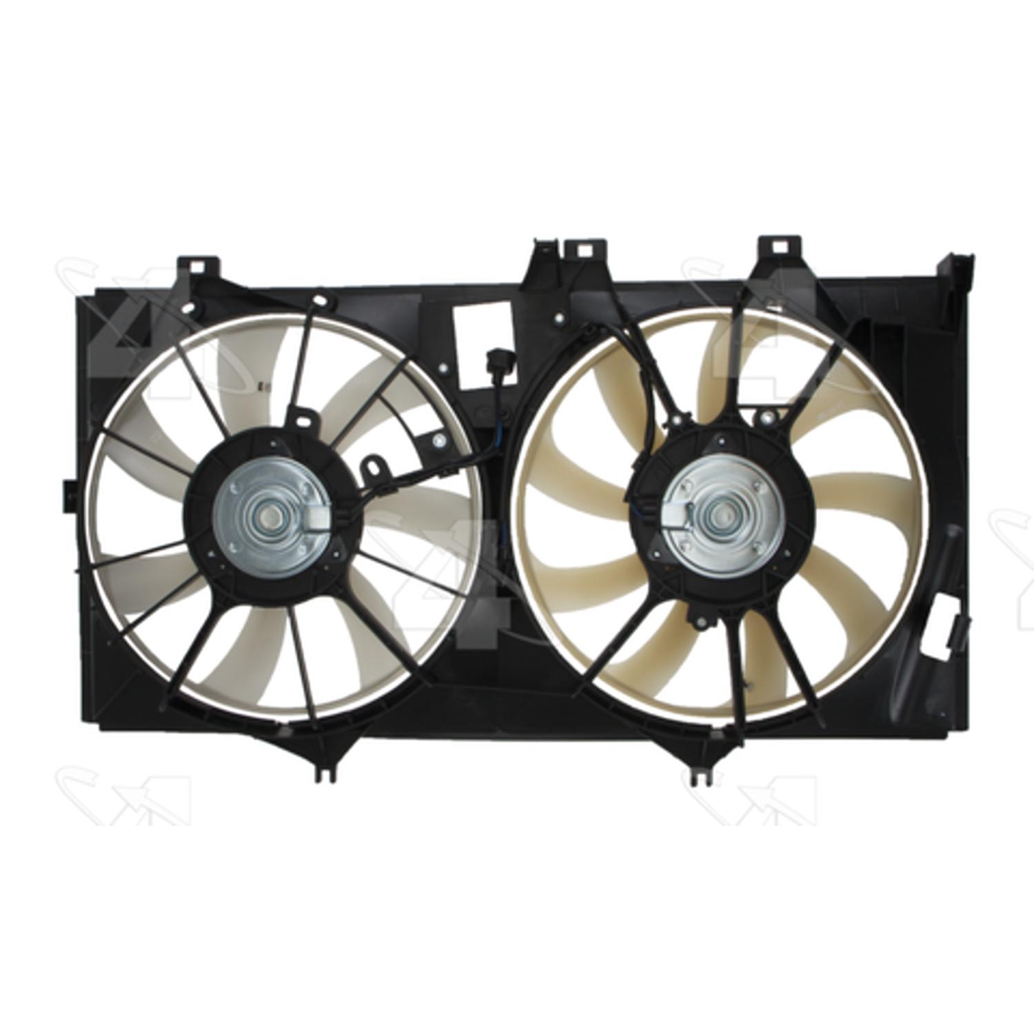 Four Seasons 76360 - Engine Cooling Fan Assembly Four Seasons 76360 Dual Radiator and Condenser Fan Assembly product image 2 of 4