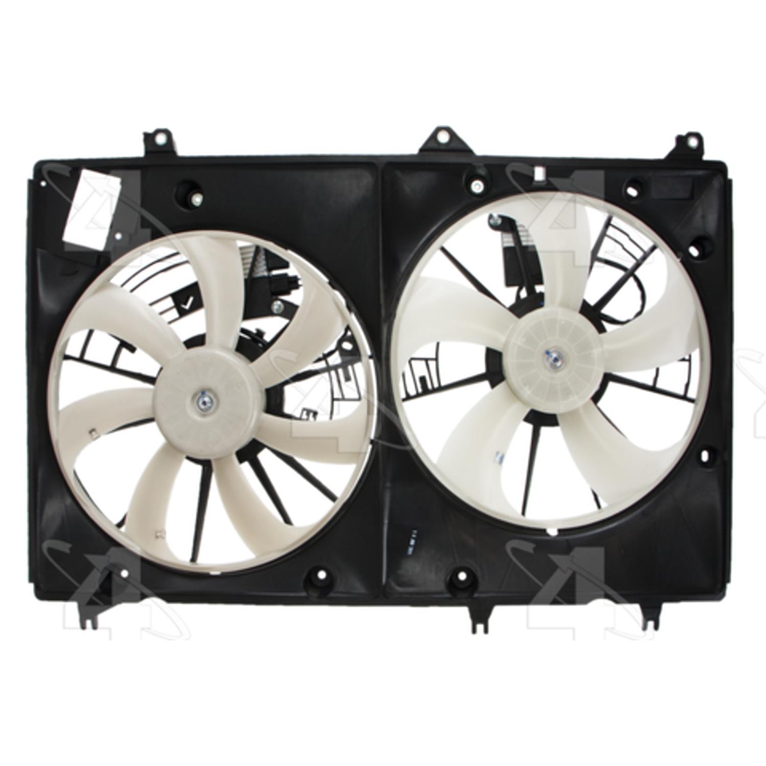 Four Seasons 76361 - Engine Cooling Fan Assembly Four Seasons 76361 Dual Radiator and Condenser Fan Assembly product image 1 of 4