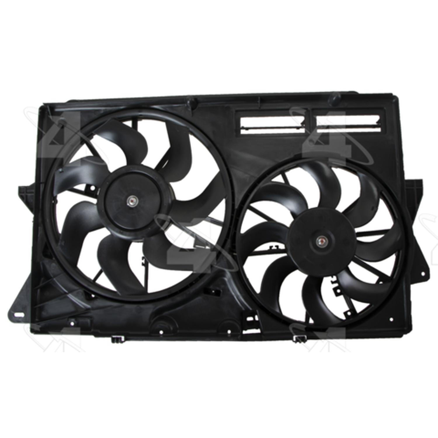 Four Seasons 76372 - Engine Cooling Fan Assembly Four Seasons 76372 Dual Radiator and Condenser Fan Assembly product image 1 of 4