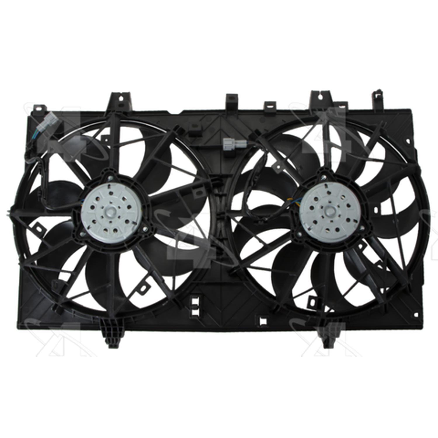 Four Seasons 76386 - Engine Cooling Fan Assembly Four Seasons 76386 Dual Radiator and Condenser Fan Assembly product image 2 of 4