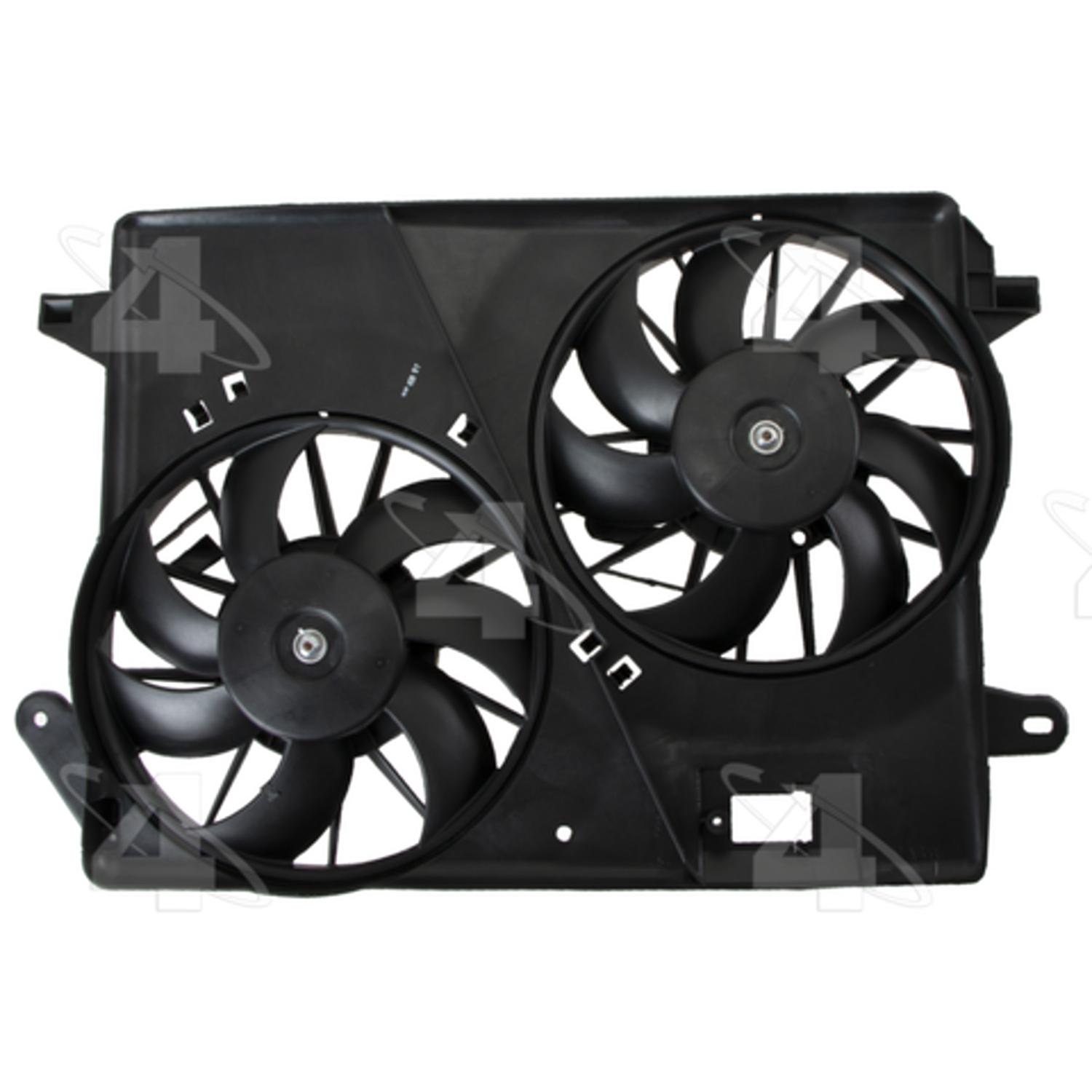 Four Seasons 76387 - Engine Cooling Fan Assembly Four Seasons 76387 Dual Radiator and Condenser Fan Assembly product image 1 of 4