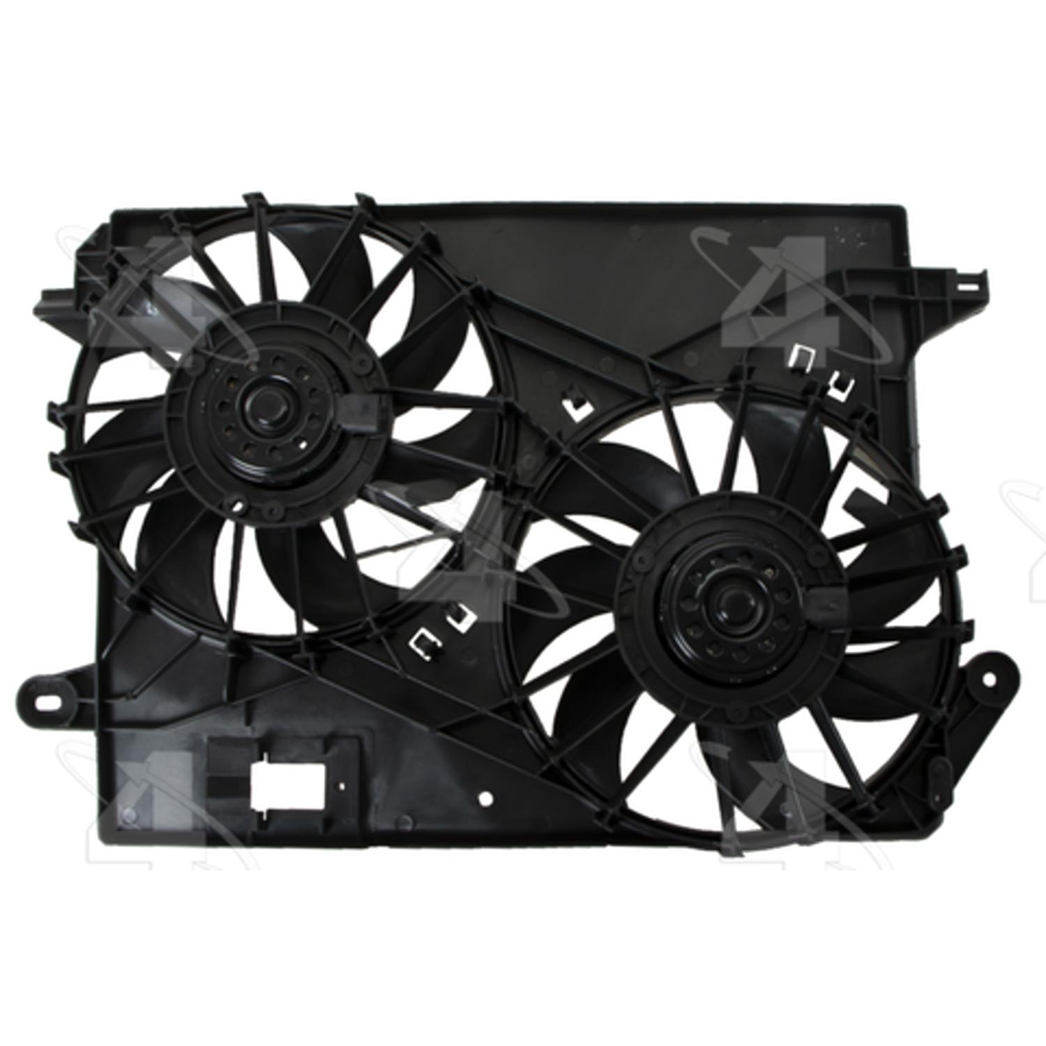 Four Seasons 76387 - Engine Cooling Fan Assembly Four Seasons 76387 Dual Radiator and Condenser Fan Assembly product image 2 of 4