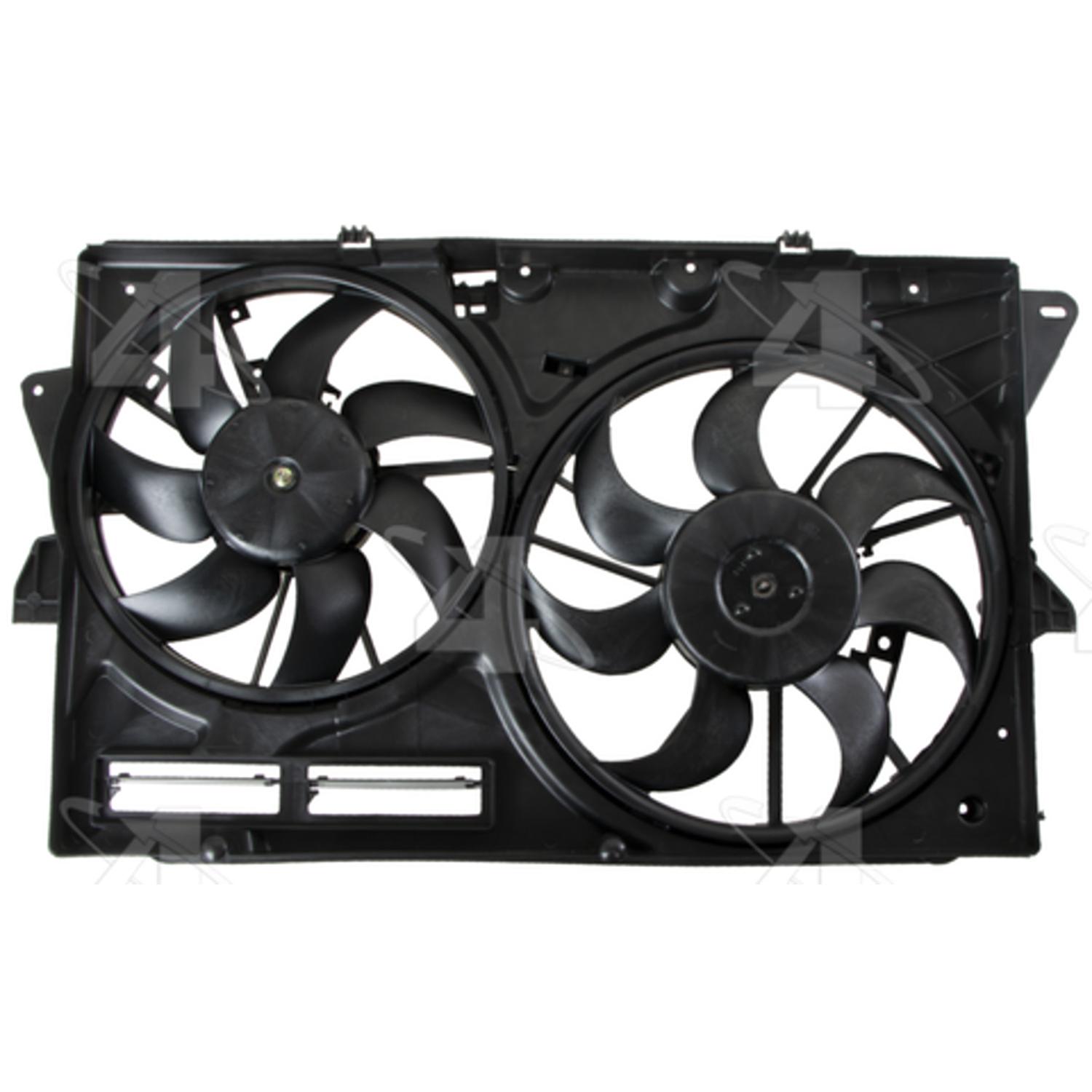 Four Seasons 76393 - Engine Cooling Fan Assembly Four Seasons 76393 Dual Radiator and Condenser Fan Assembly product image 1 of 4