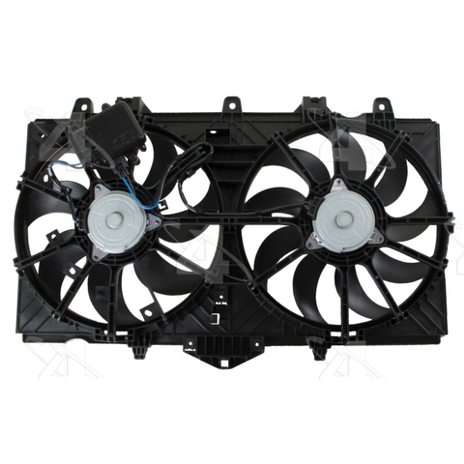 Four Seasons 76398 - Engine Cooling Fan Assembly Four Seasons 76398 Dual Radiator and Condenser Fan Assembly product image 2 of 3