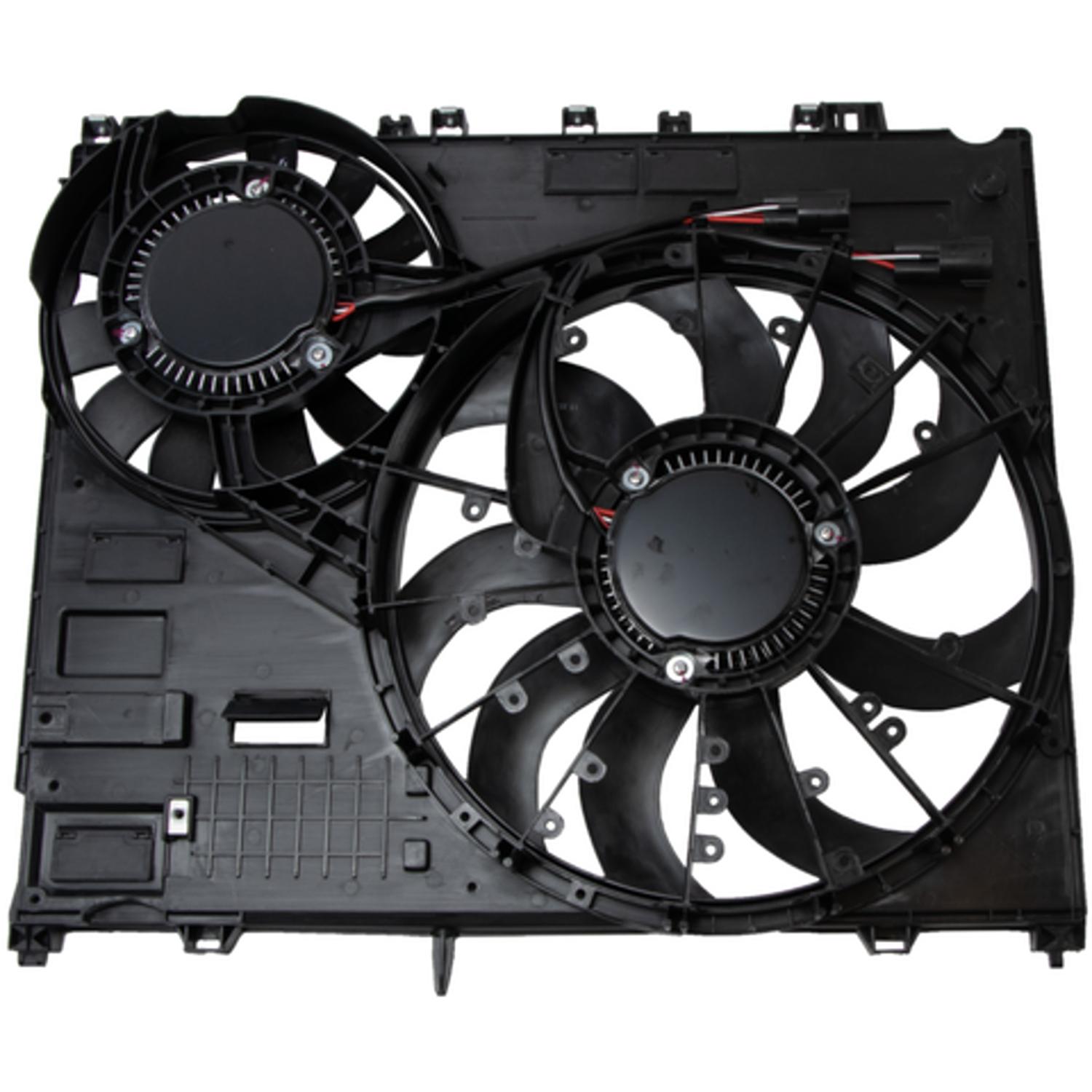 Four Seasons 76411 - Engine Cooling Fan Assembly Four Seasons 76411 Dual Radiator and Condenser Fan Assembly product image 1 of 4