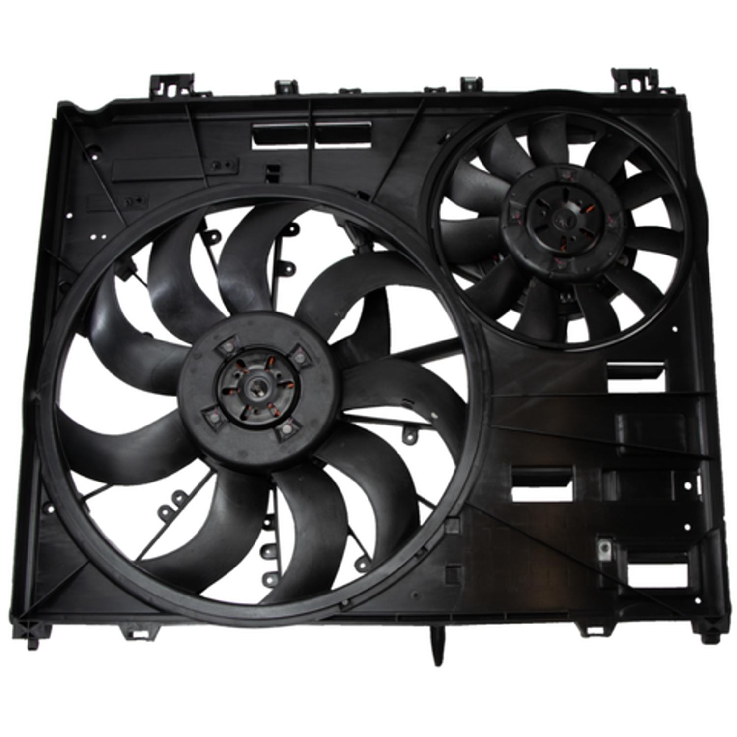 Four Seasons 76411 - Engine Cooling Fan Assembly Four Seasons 76411 Dual Radiator and Condenser Fan Assembly product image 2 of 4