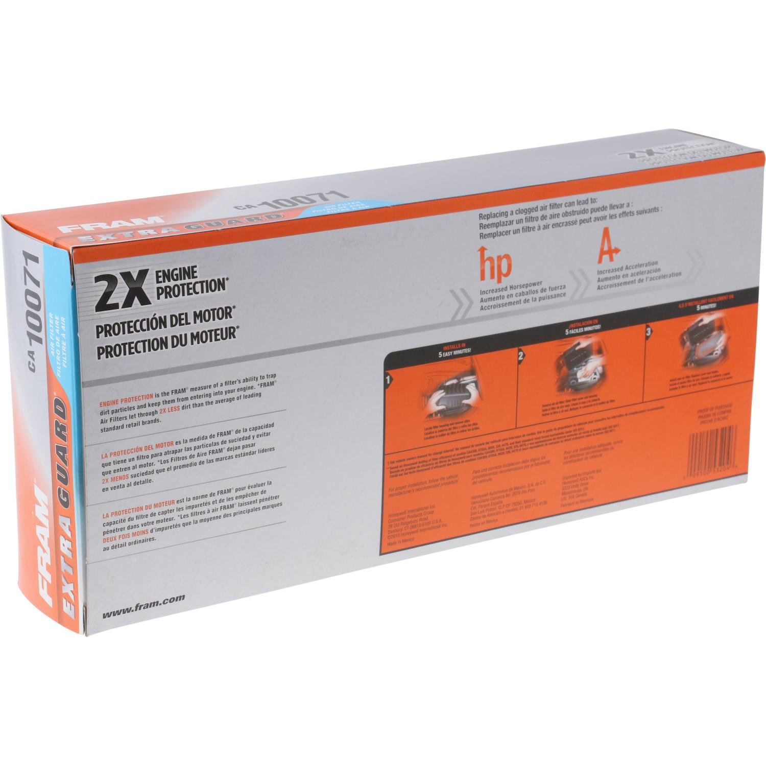 Fram CA10071 Air Filter product image 4 of 7
