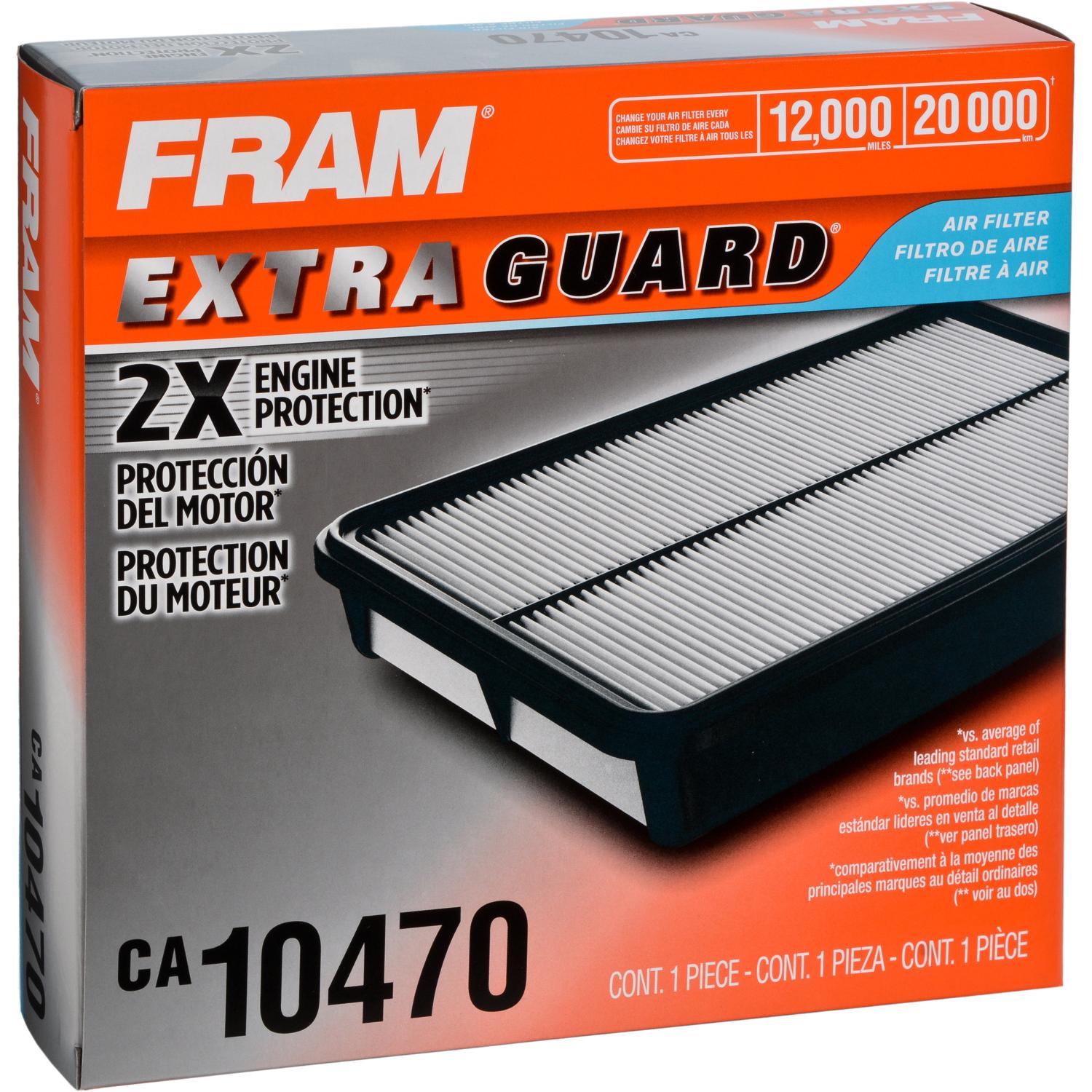 Fram CA10470 - Air Filter Fram CA10470 Air Filter product image 2 of 4