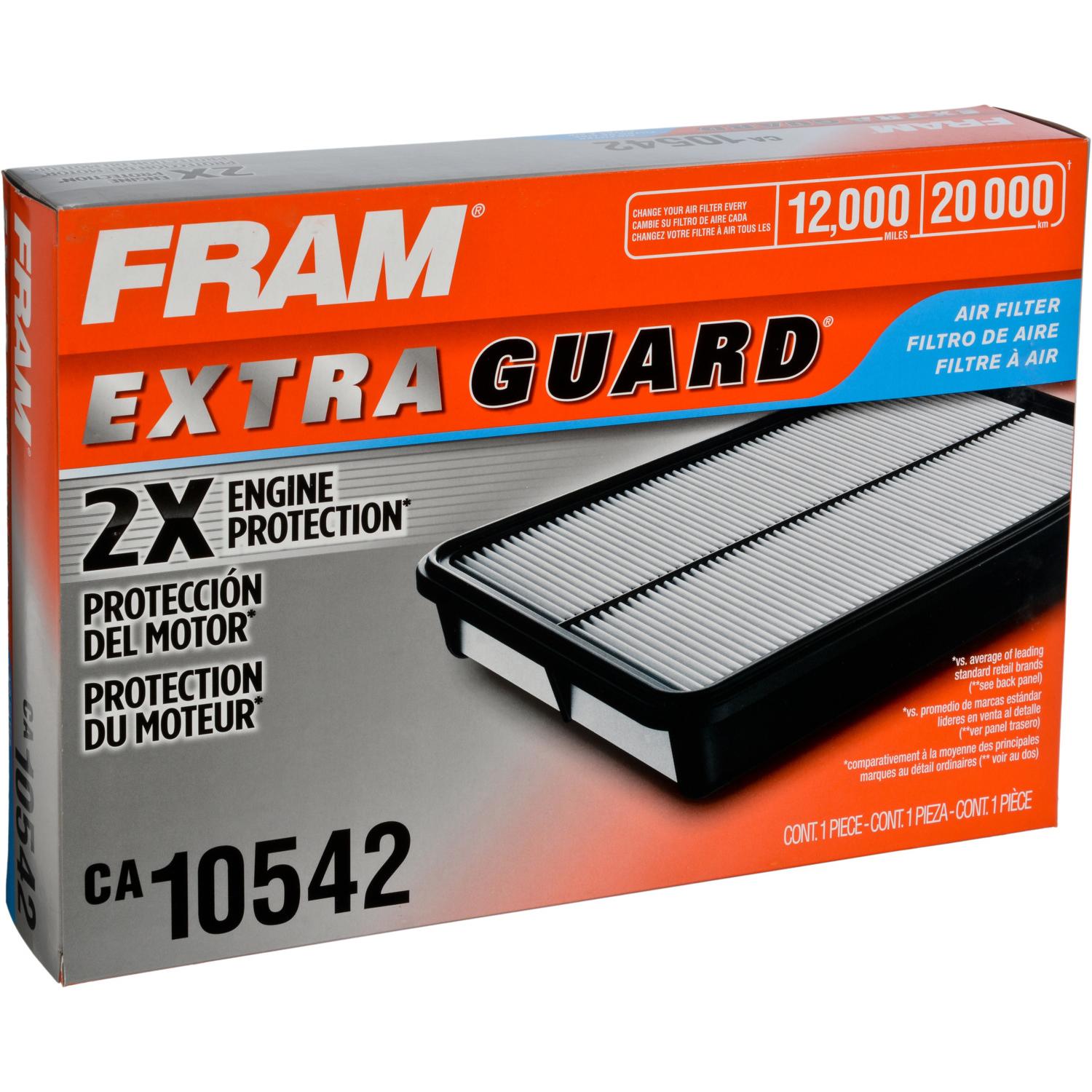 Fram CA10542 - Air Filter Fram CA10542 Air Filter product image 2 of 4