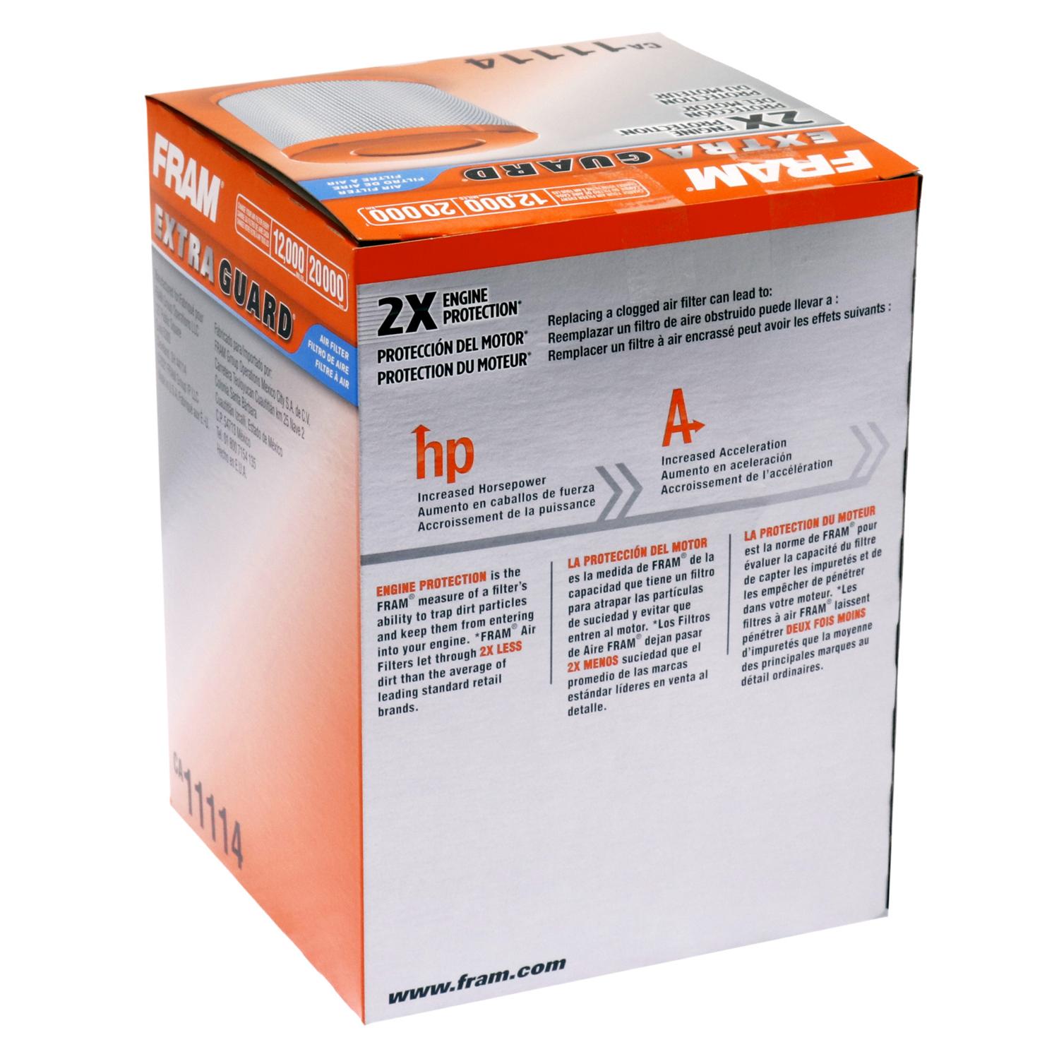 Fram CA11114 Air Filter product image 4 of 6