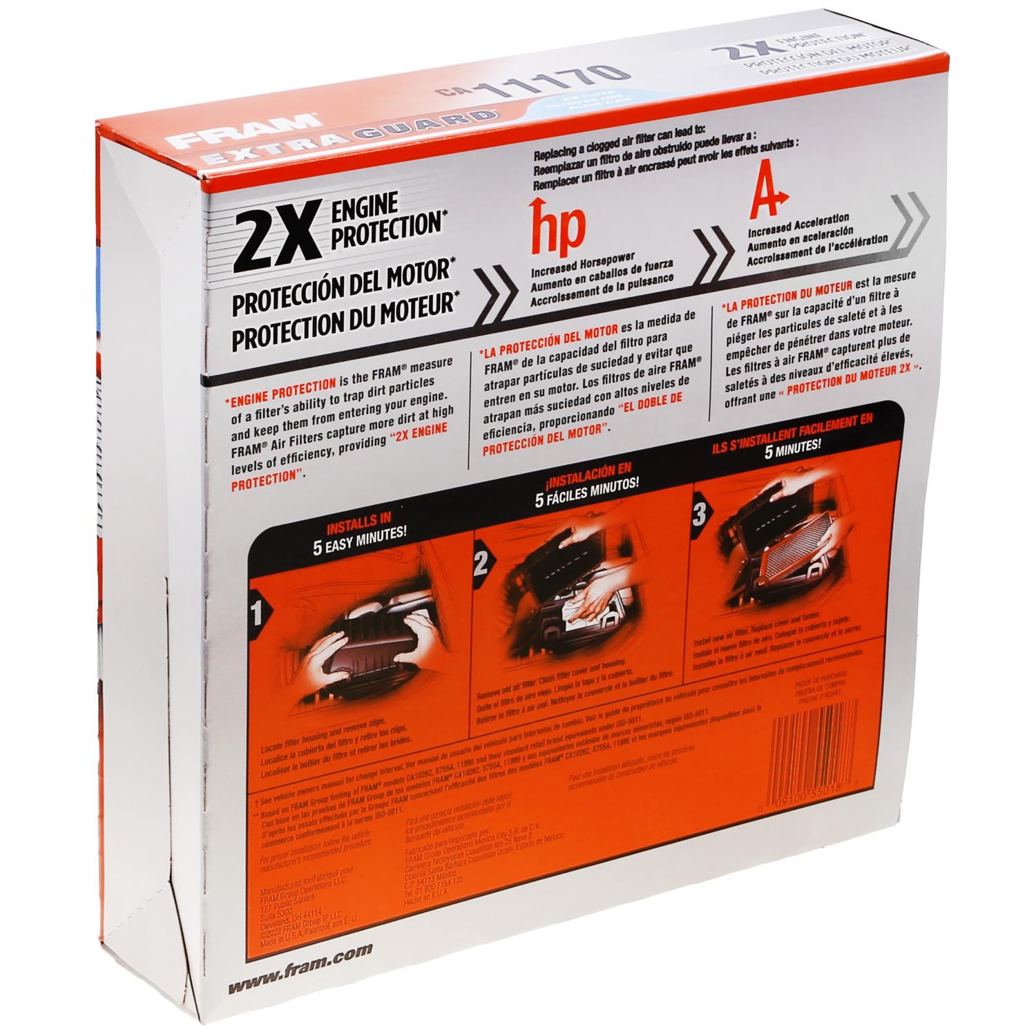 Fram CA11170 Air Filter product image 6 of 7