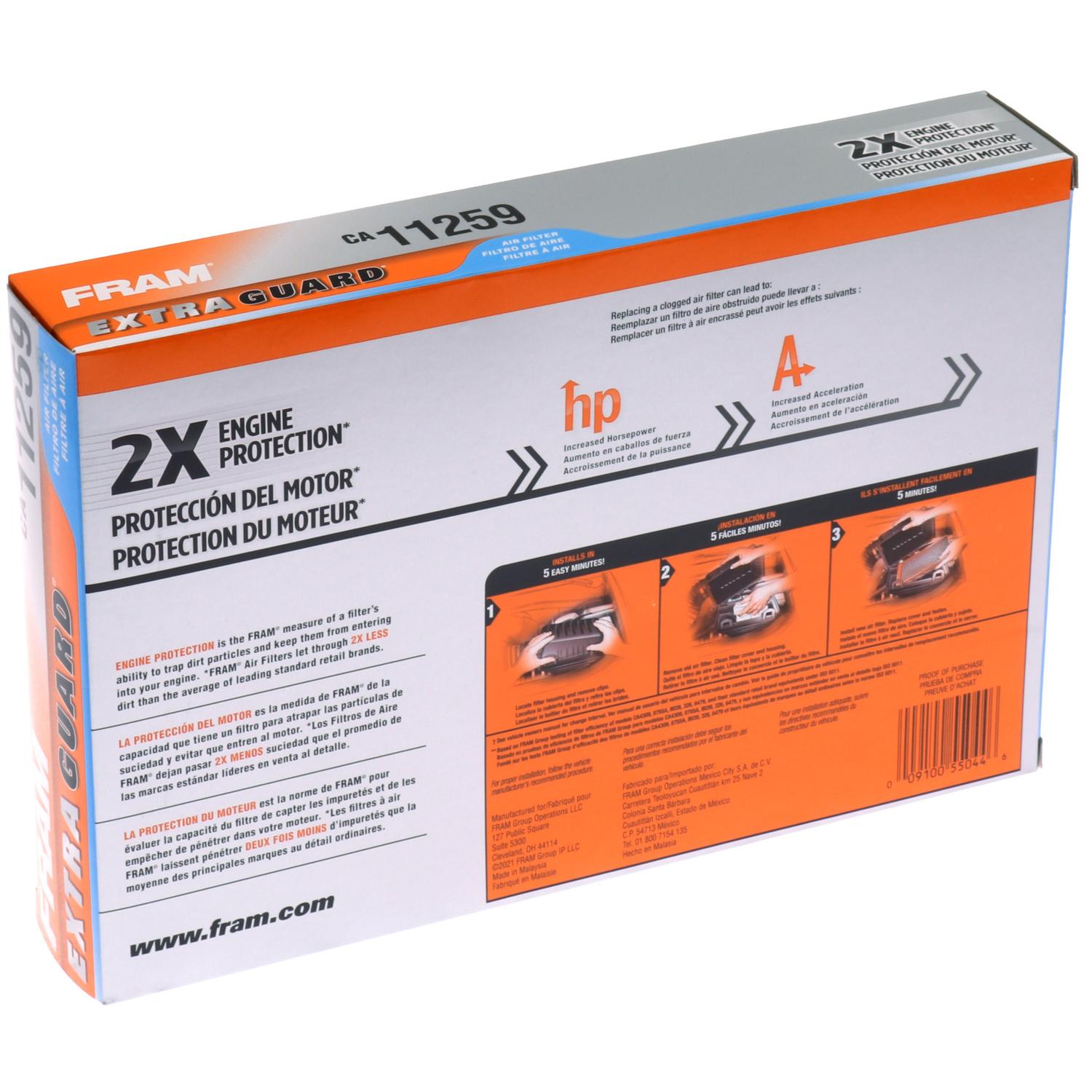 Fram CA11259 Air Filter product image 7 of 7