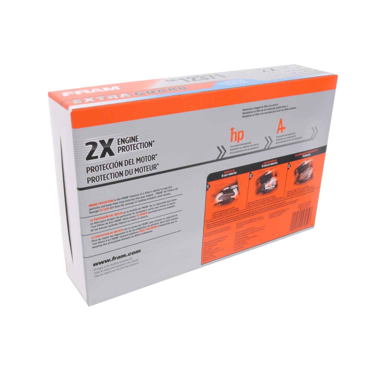 Fram CA12371 Air Filter product image 1 of 5