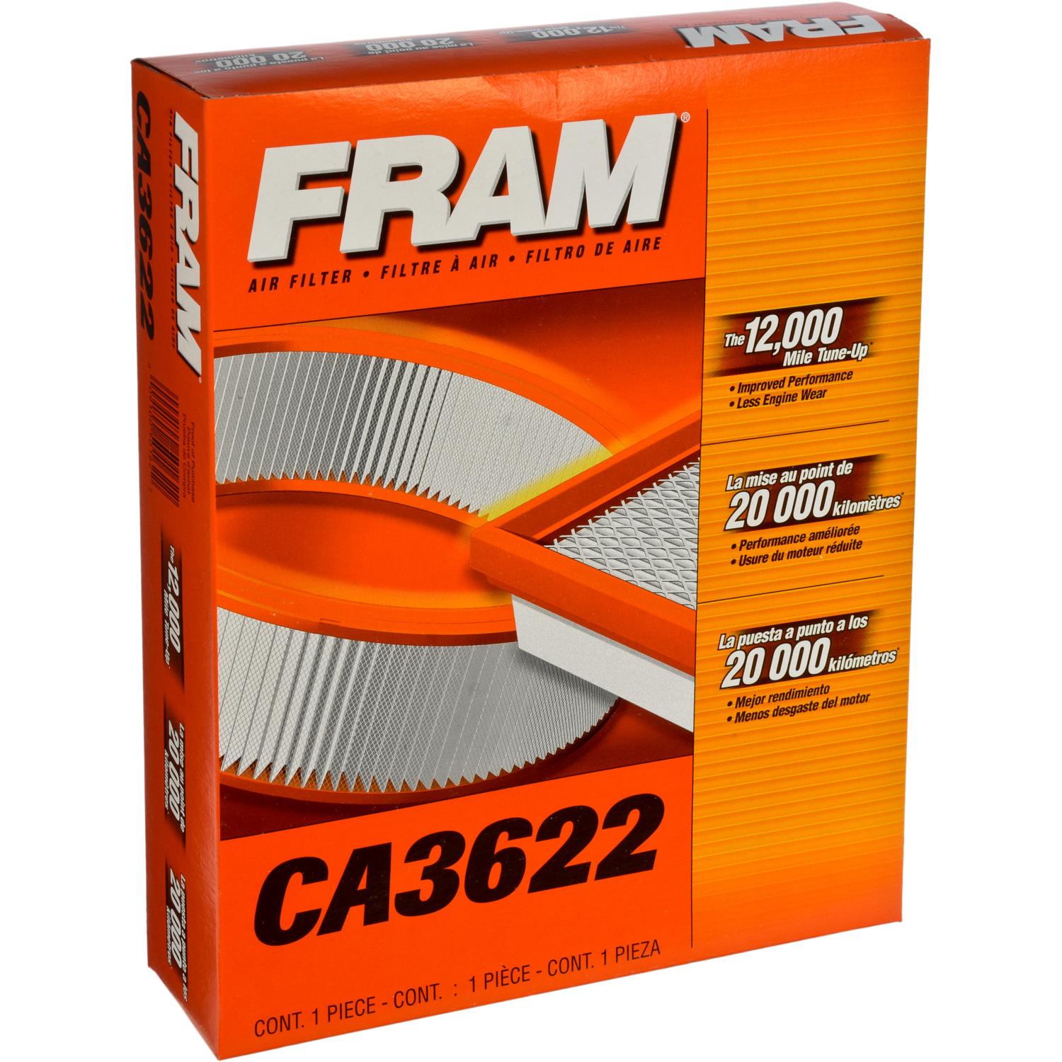 Fram CA3622 - Air Filter Fram CA3622 Air Filter product image 4 of 4