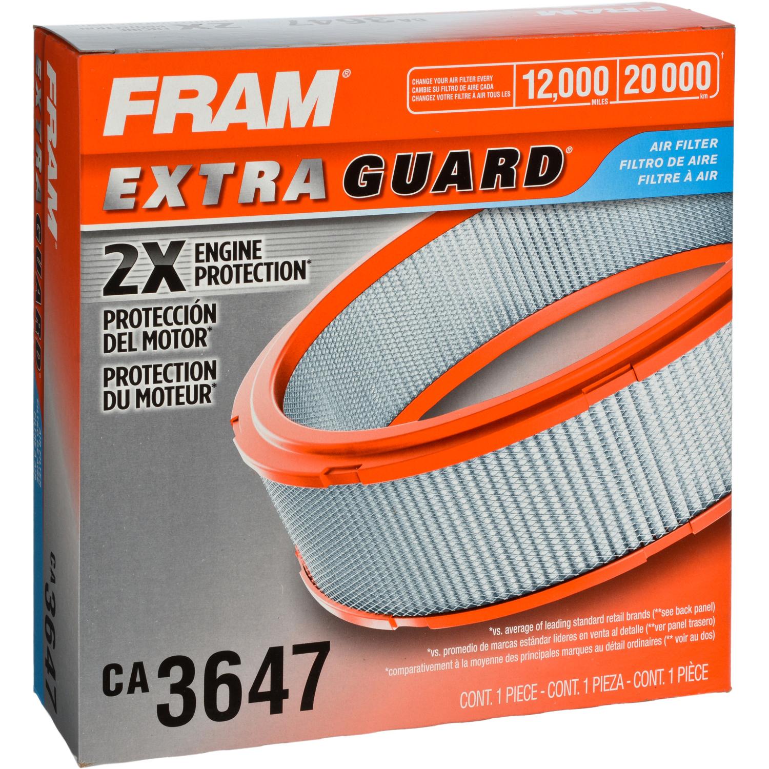 Fram CA3647 Air Filter product image 3 of 3