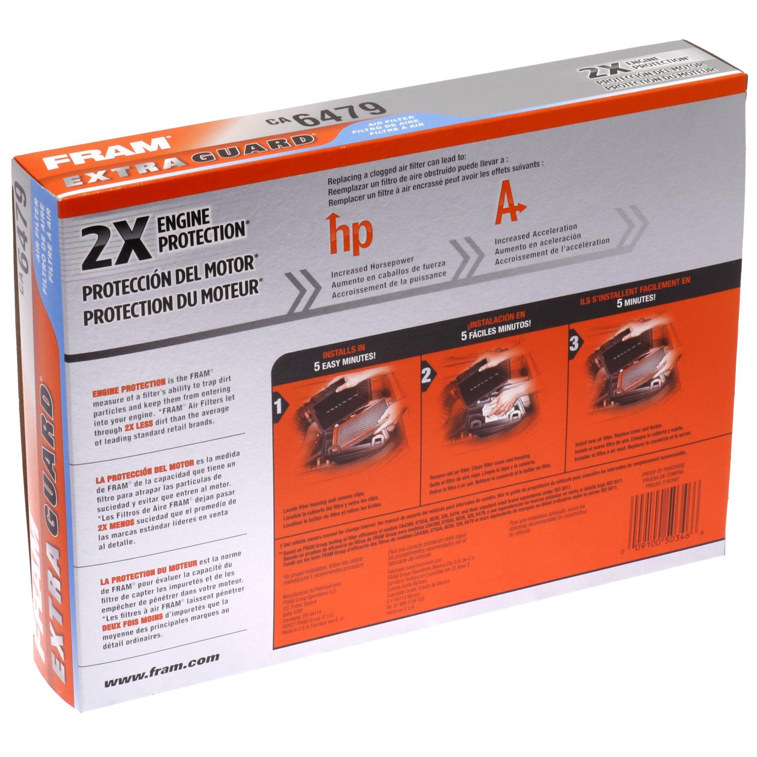 Fram CA6479 Air Filter product image 5 of 7