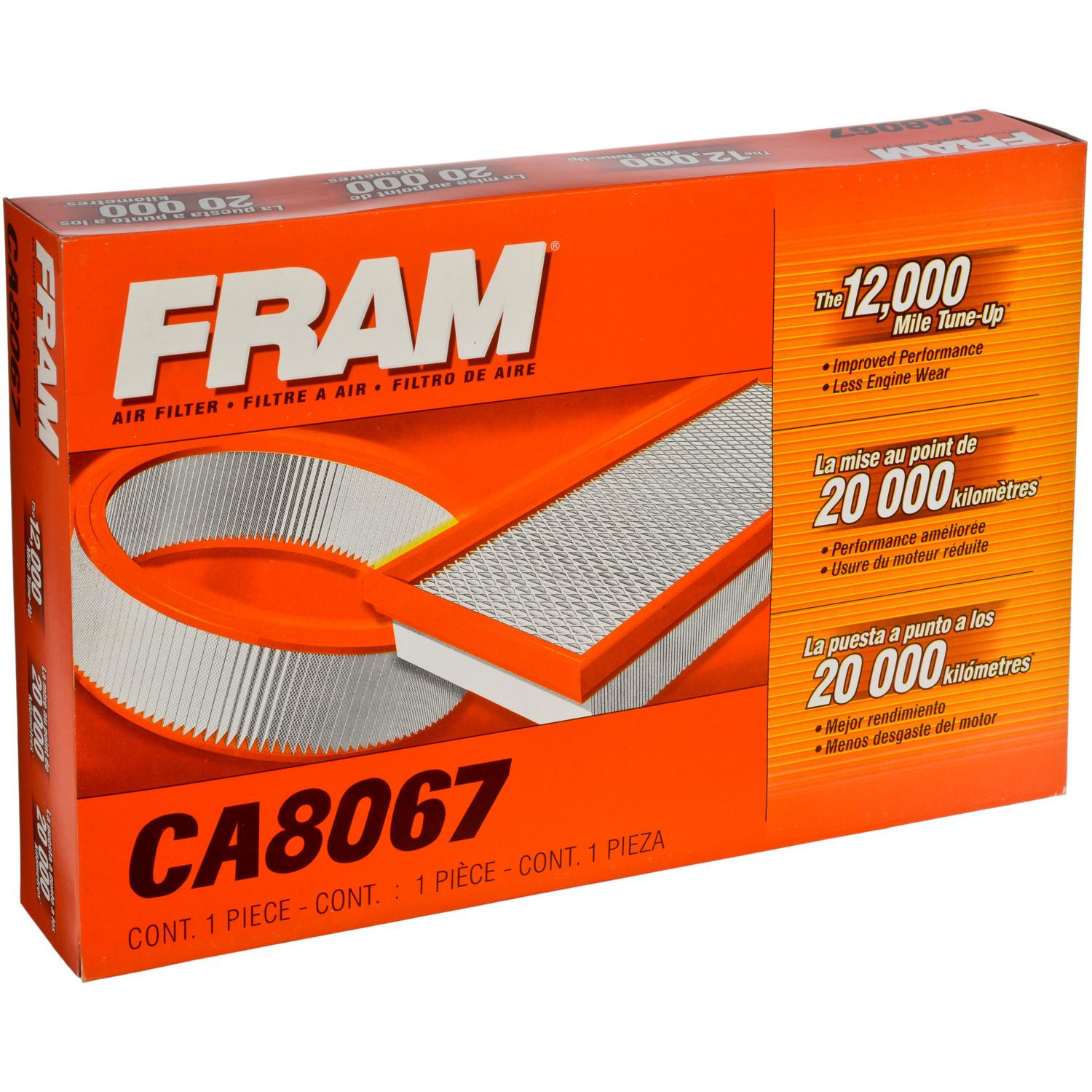 Fram CA8067 - Air Filter Fram CA8067 Air Filter product image 2 of 4