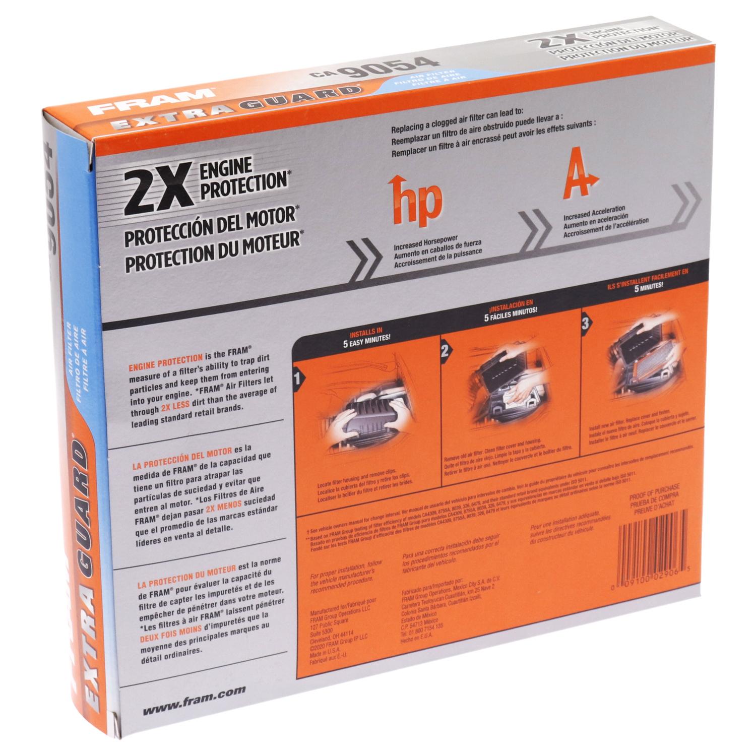 Fram CA9054 Air Filter product image 5 of 7