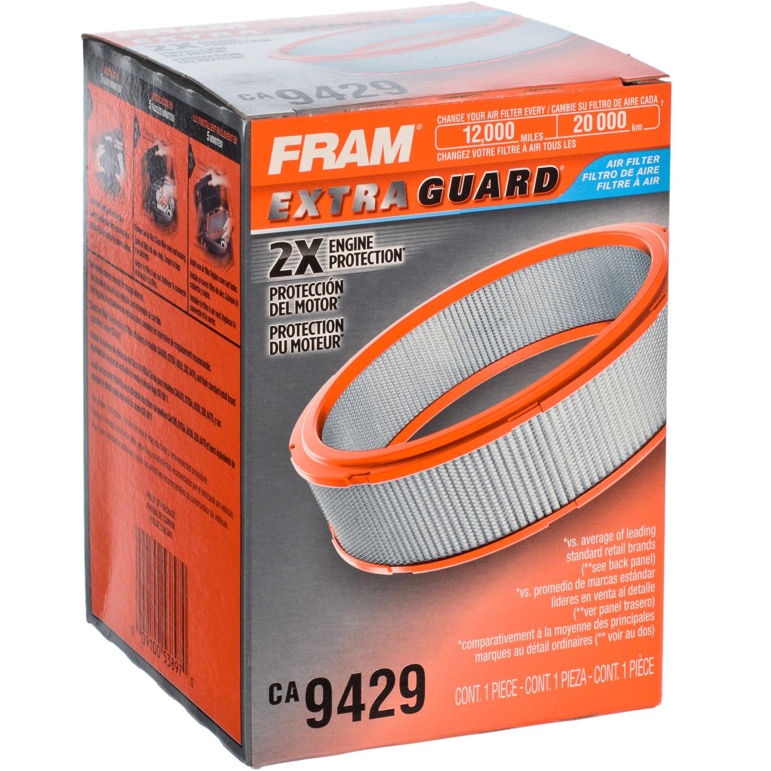 Fram CA9429 - Air Filter Fram CA9429 Air Filter product image 4 of 4