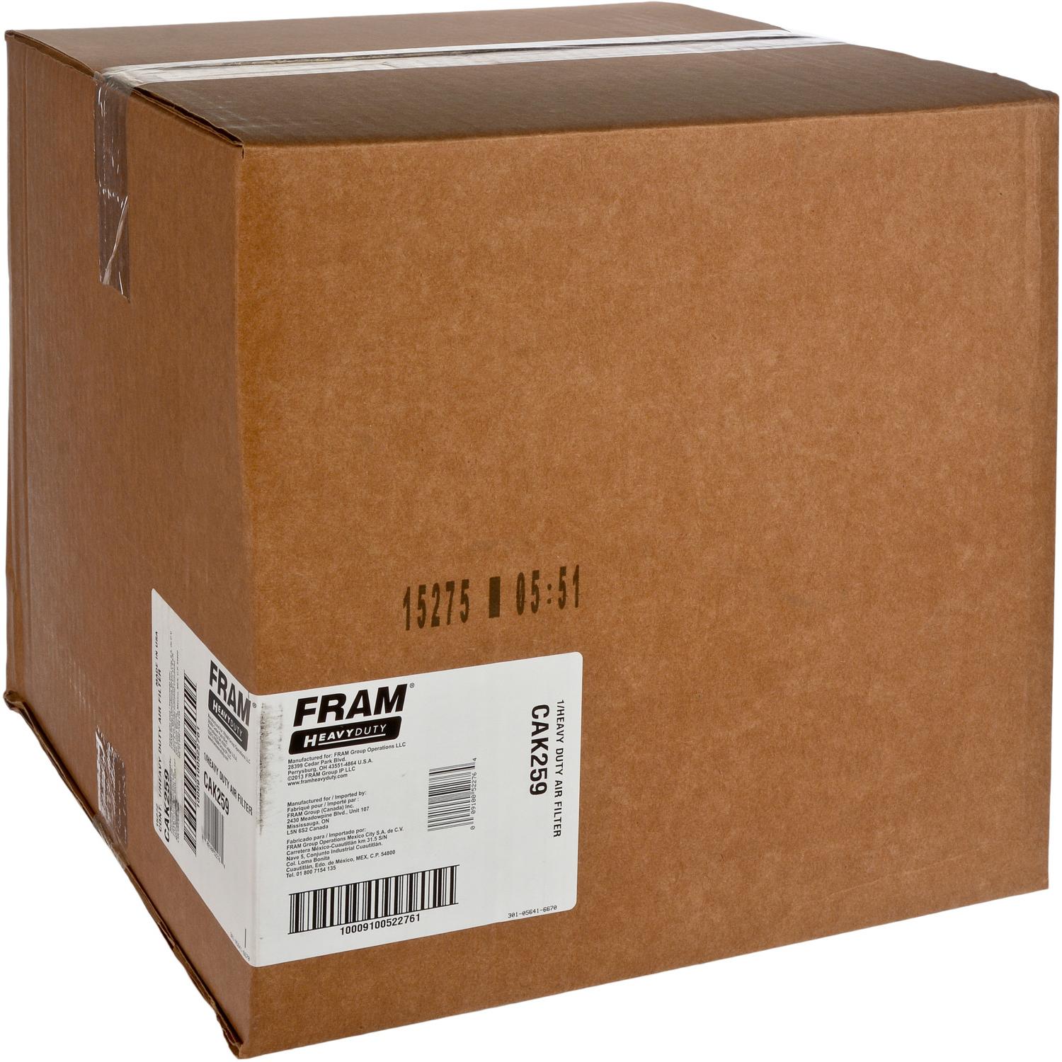Fram CAK259 - Air Filter Fram CAK259 Air Filter product image 1 of 3