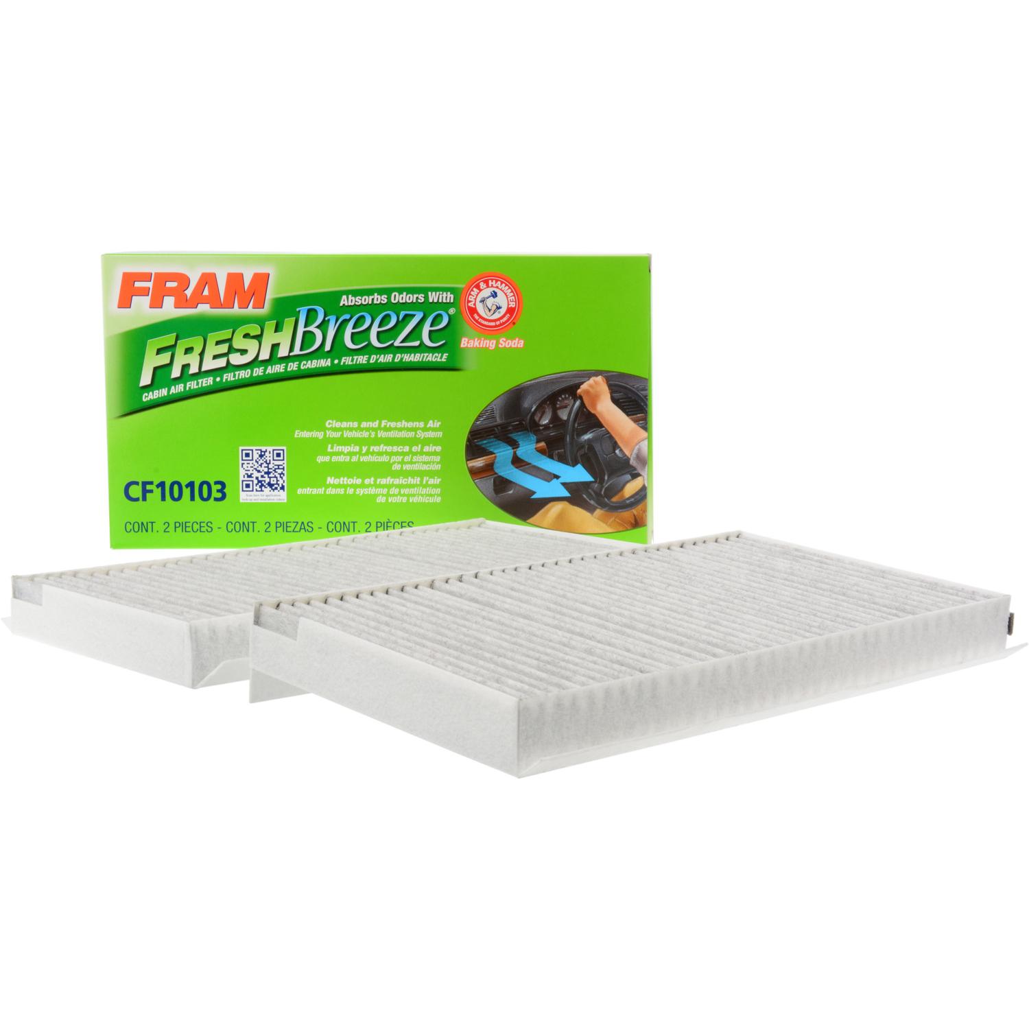 Fram CF10103 Cabin Air Filter product image 1 of 6