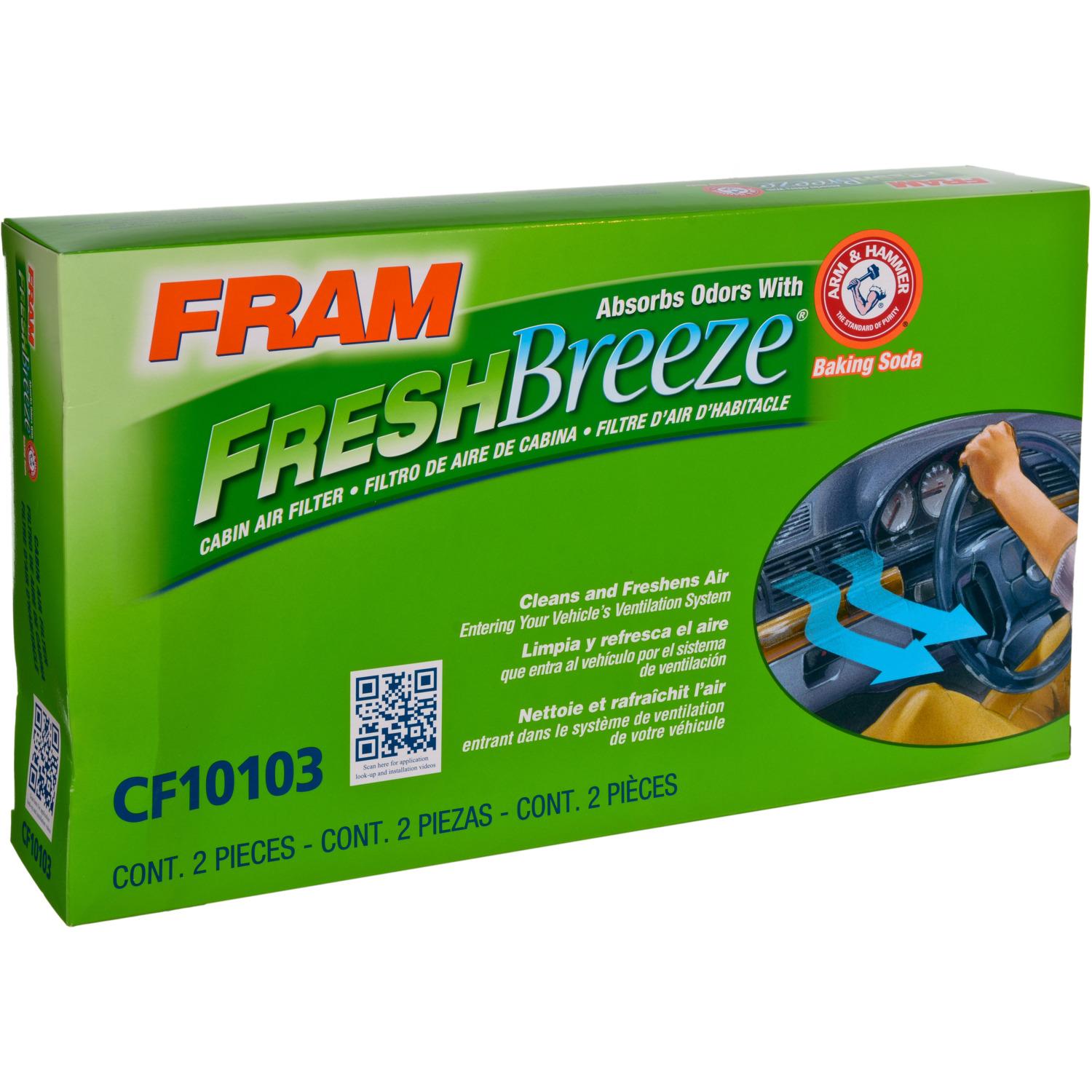 Fram CF10103 Cabin Air Filter product image 2 of 6